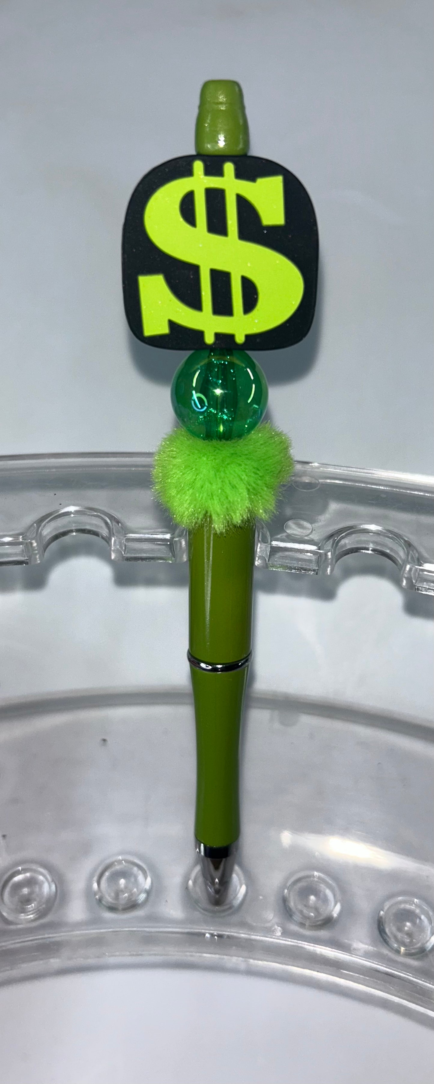 Dollar Sign Green Pen