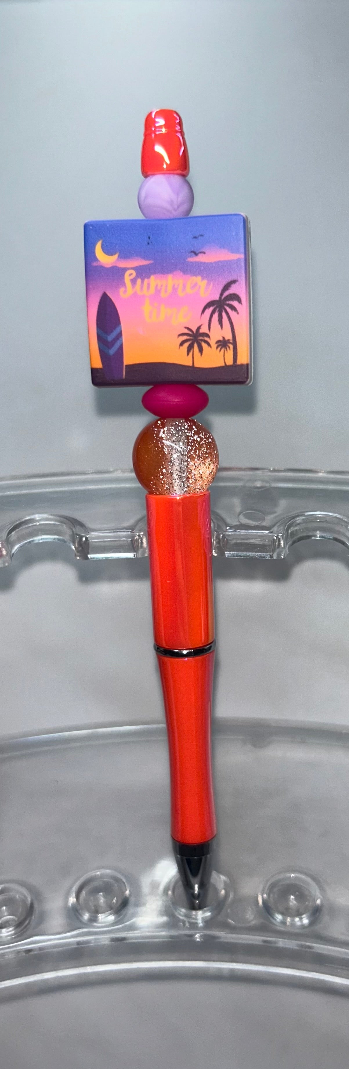 Summer Vibes Orange Pen