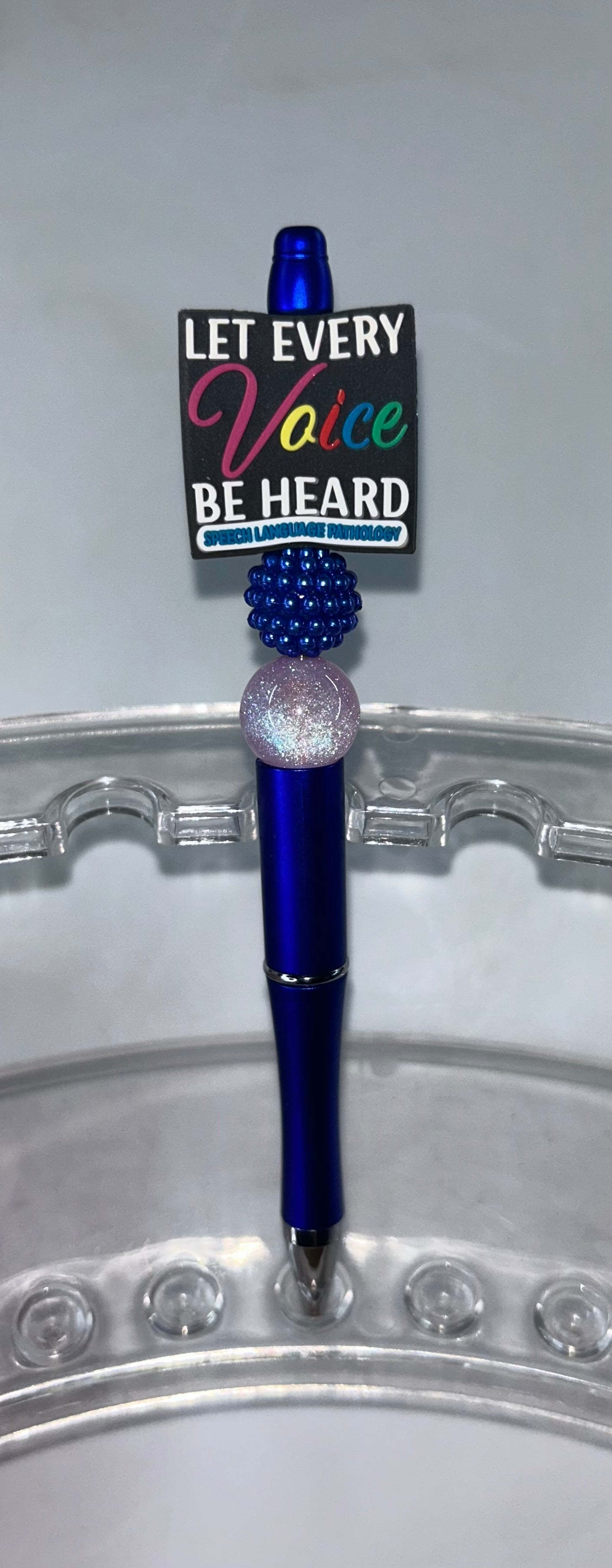 Let Every Voice Be Heard Blue Pen