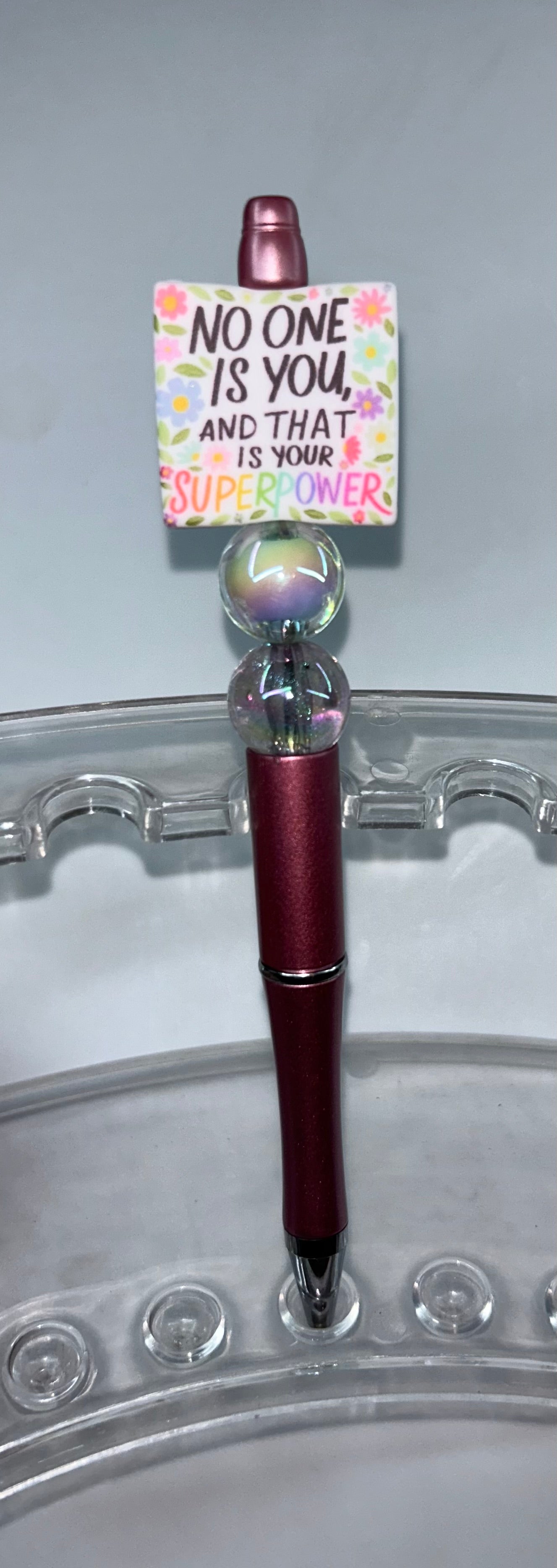 No One Is You, And That Is Your Superpower Dark Rose Pen