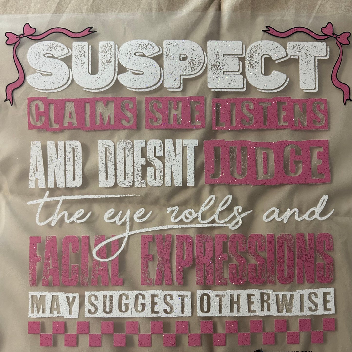 Suspect Claims She Doesn't Judge