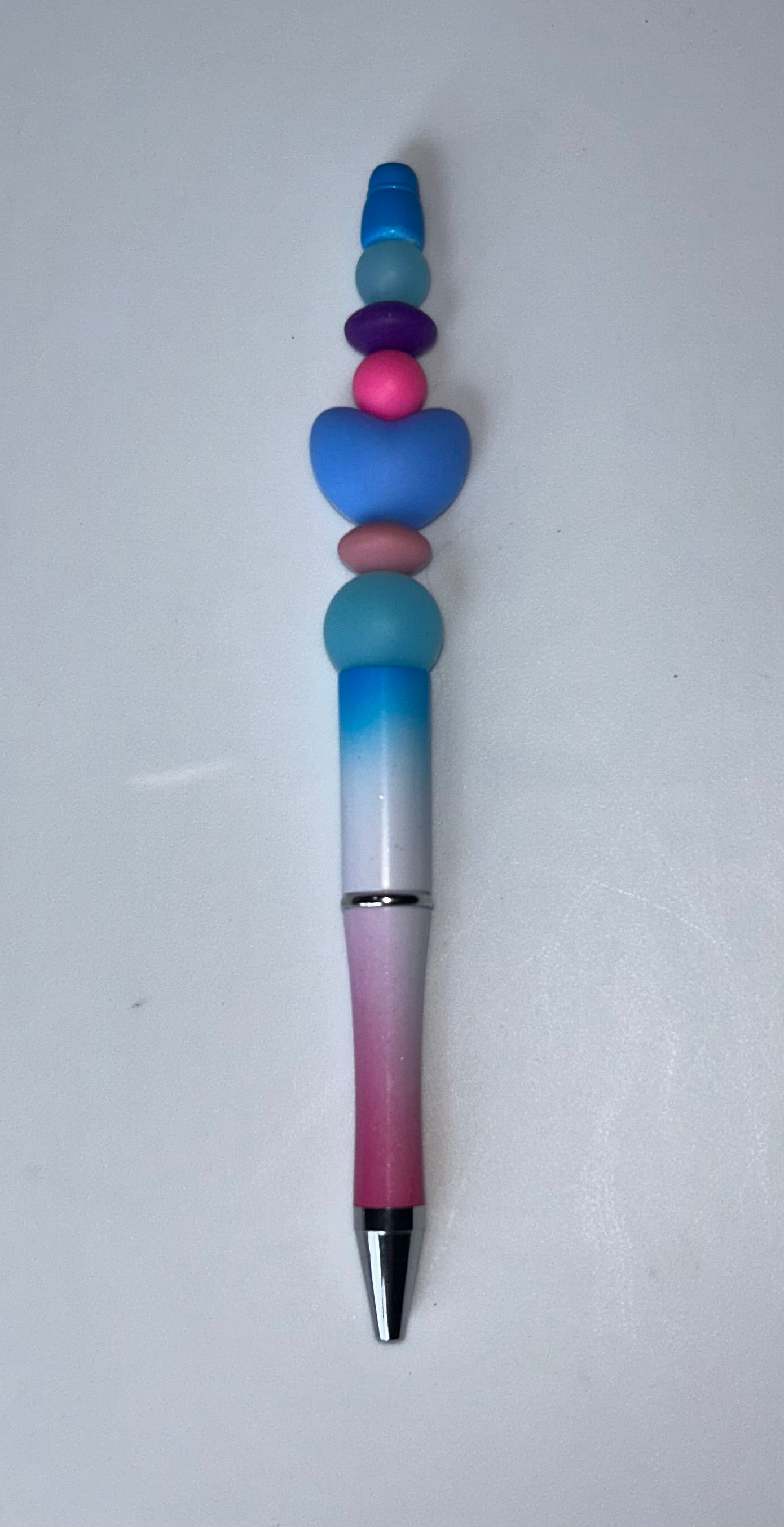 Blue Heart Ombre Pen