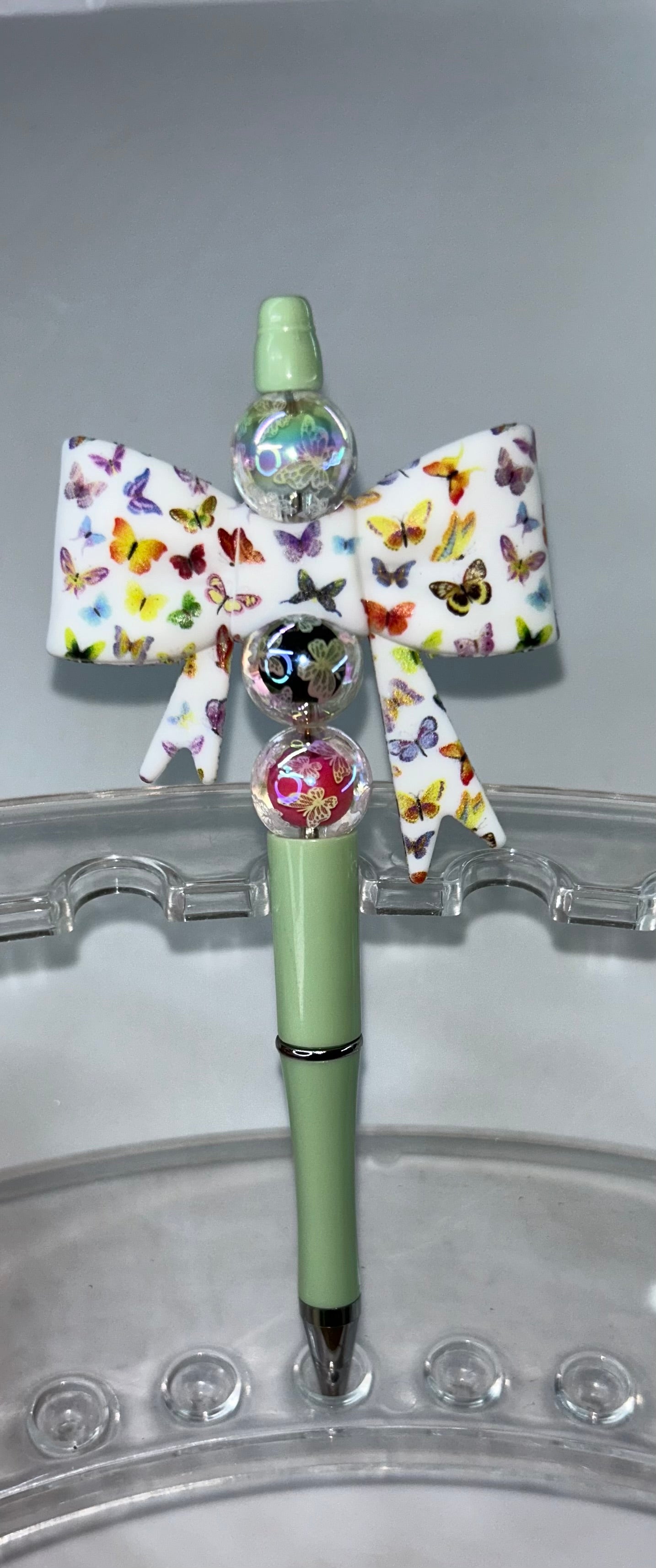 Butterfly Bow Mint Pen
