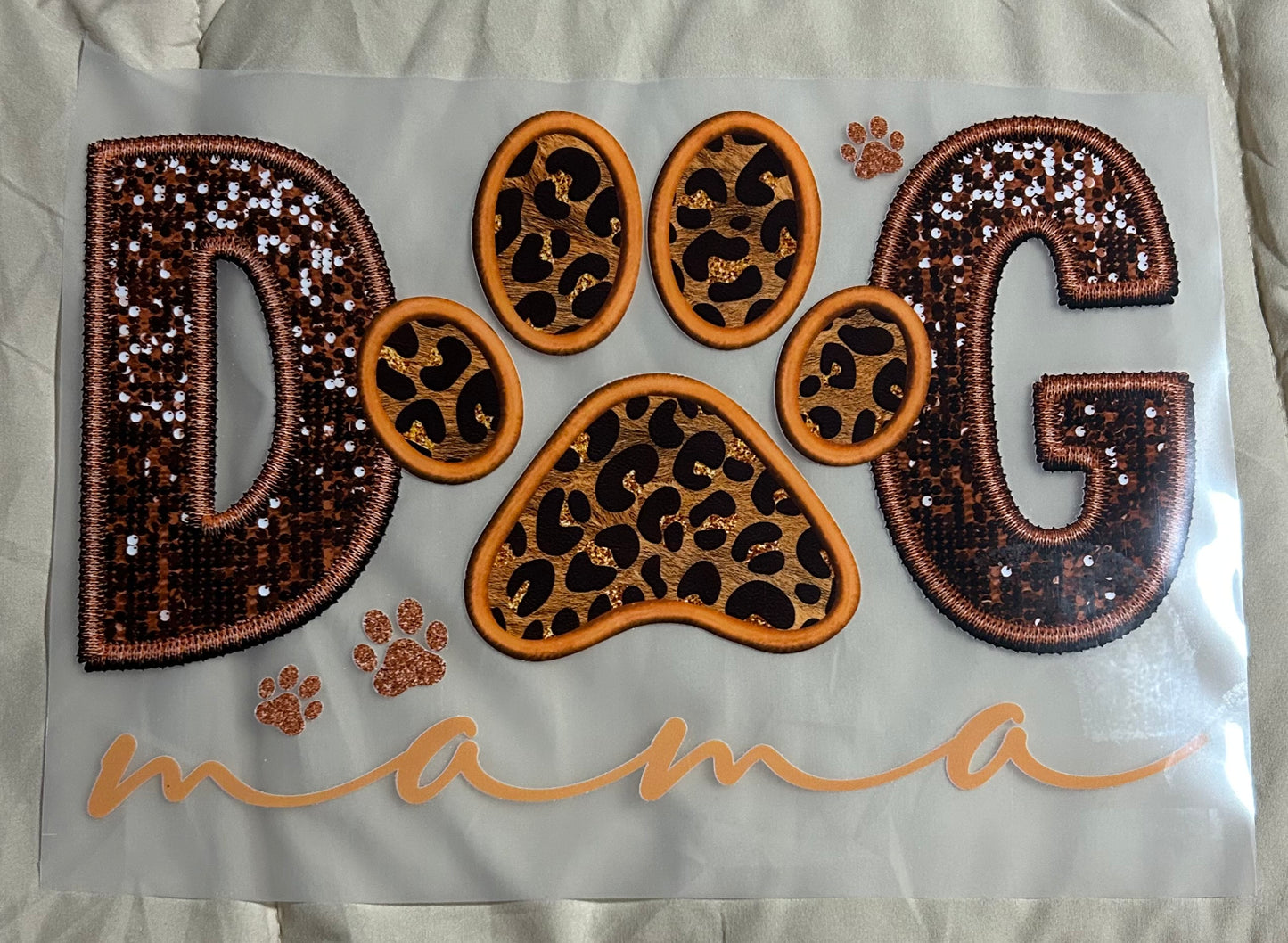 Dog Mama Orange/Brown