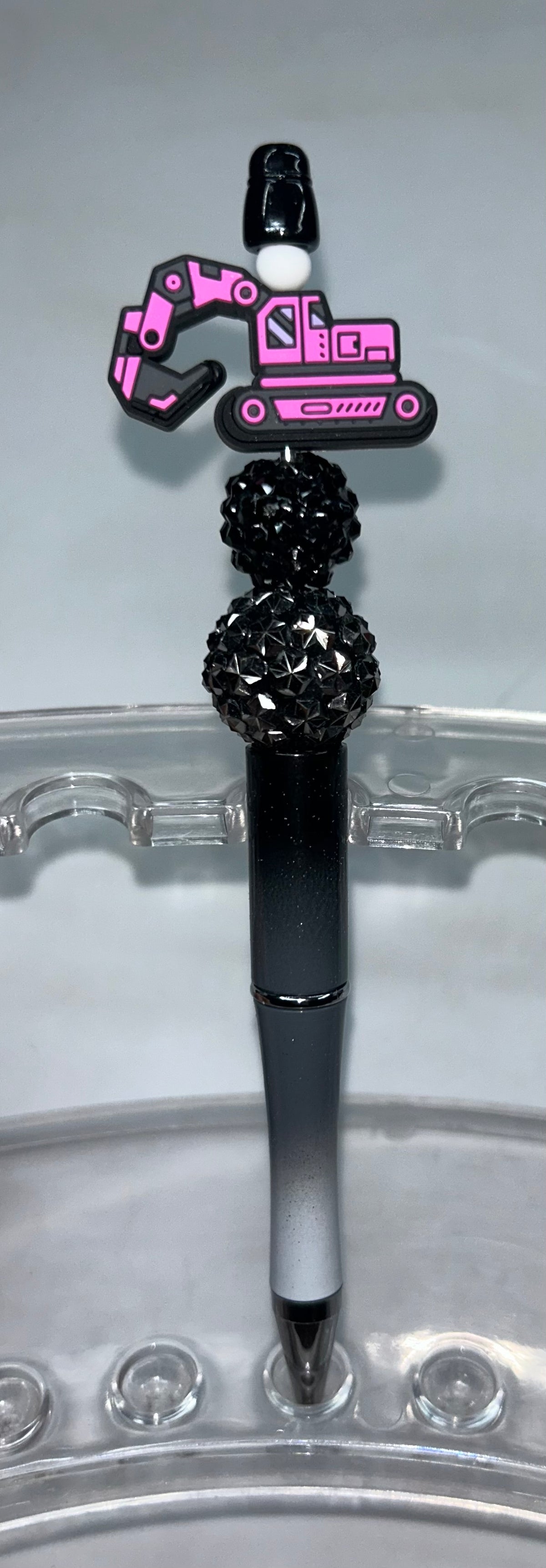 Purple Excavator Black Ombre' Pen