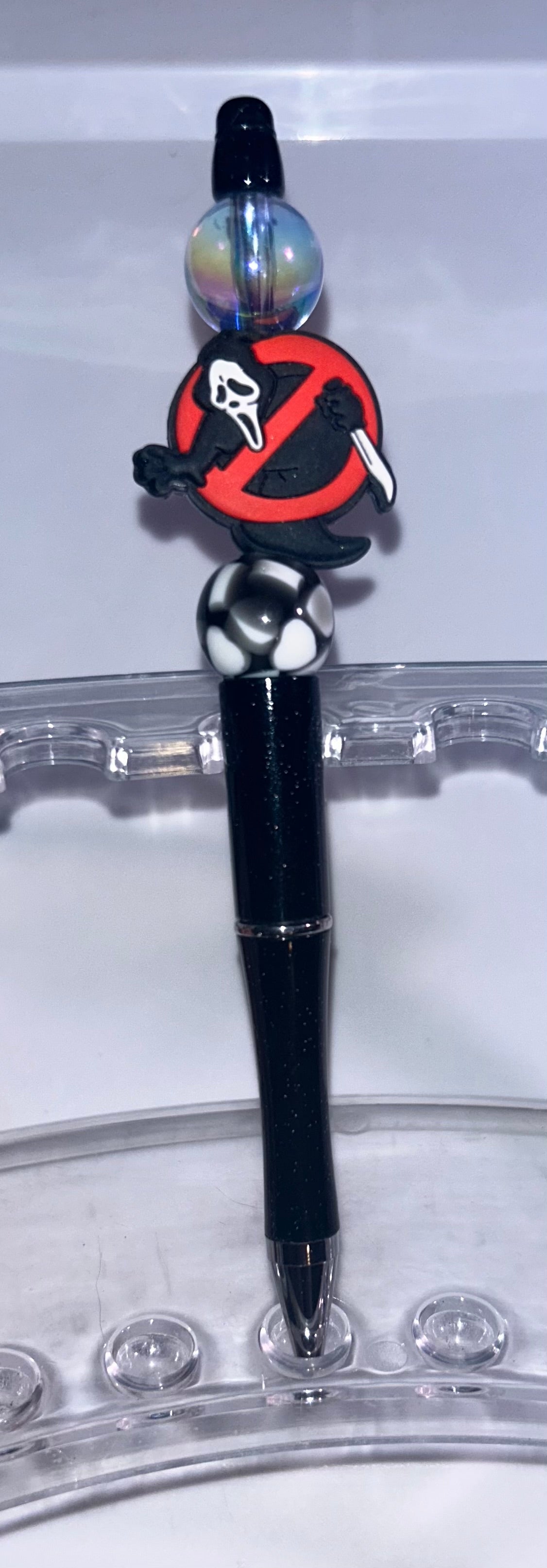 Ghost Face Black Pen