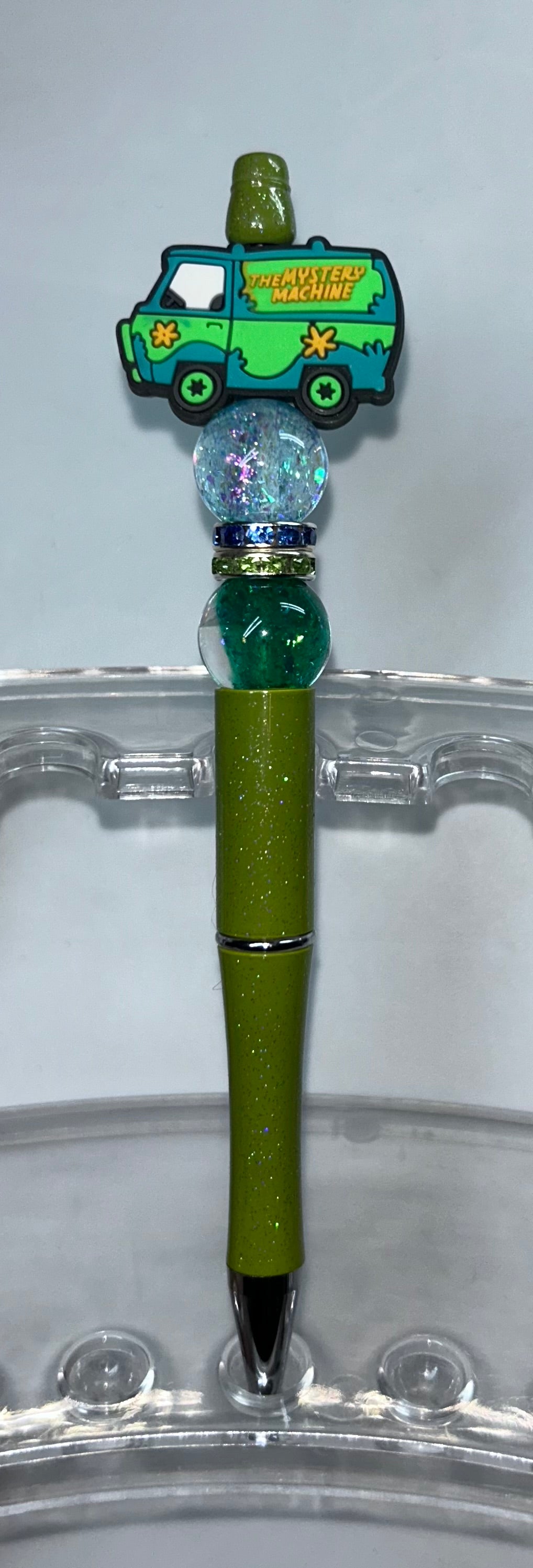Scobby Van Green Glitter Pen