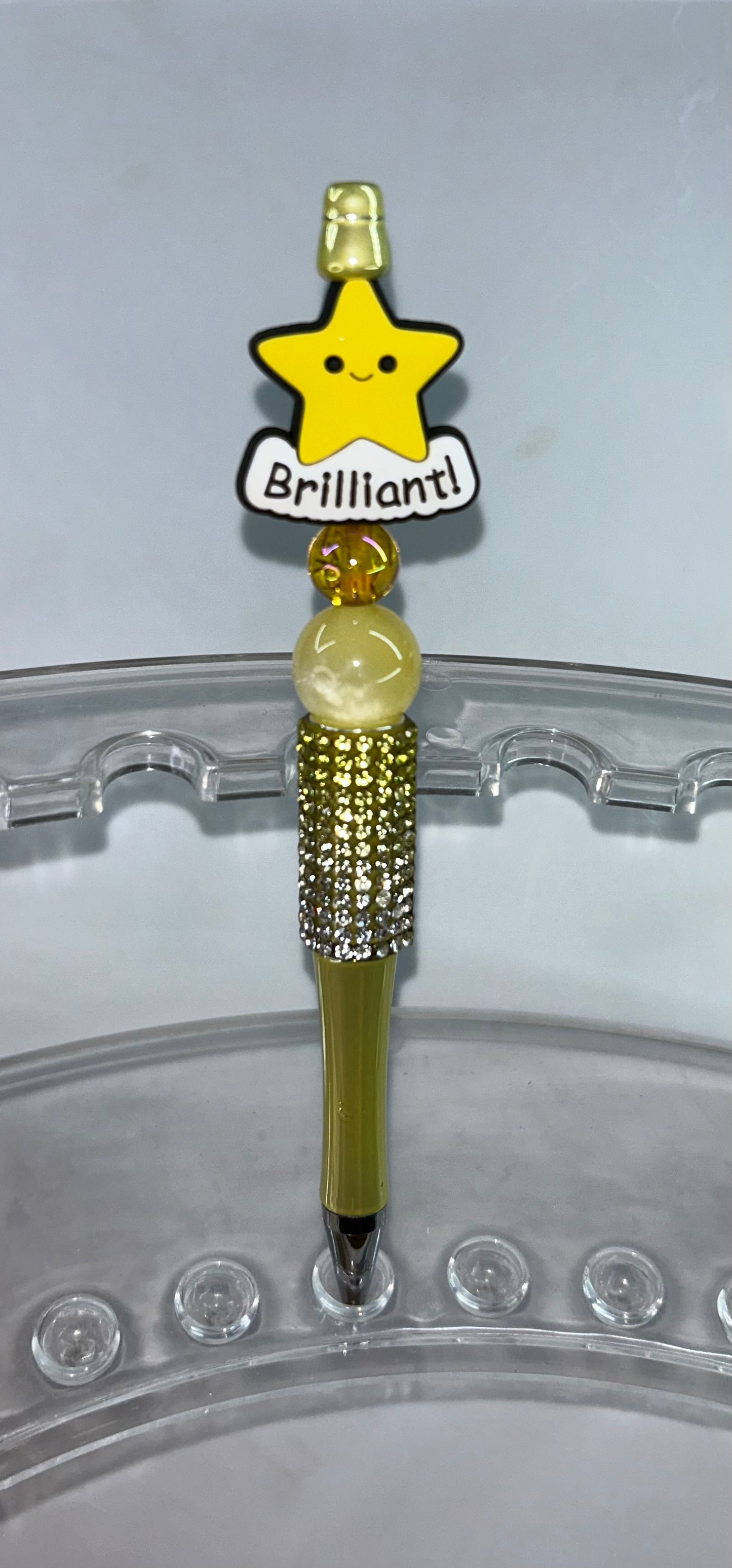 Star Brilliant Bling Yellow Ombre' Pen