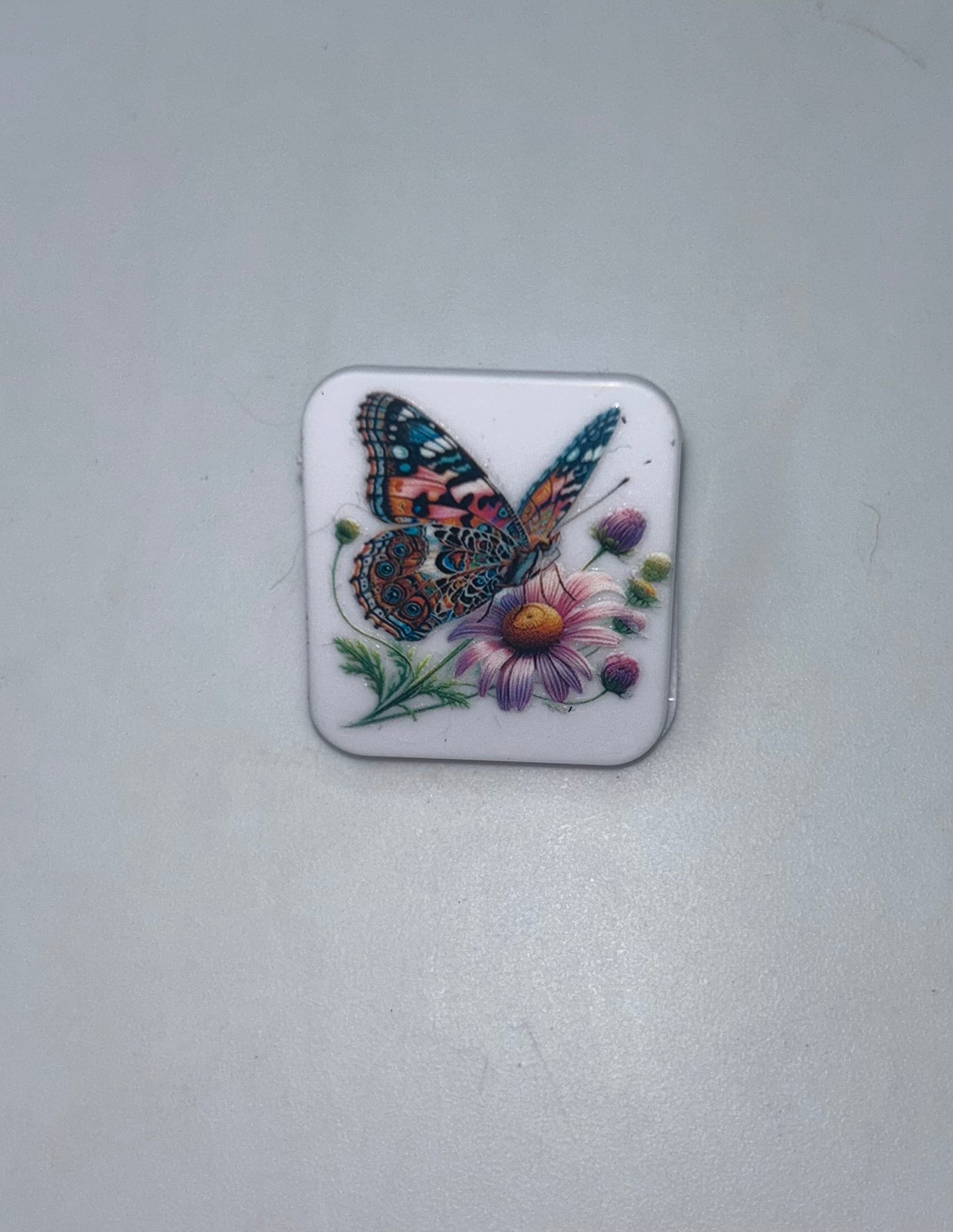 Butterfly White Clip