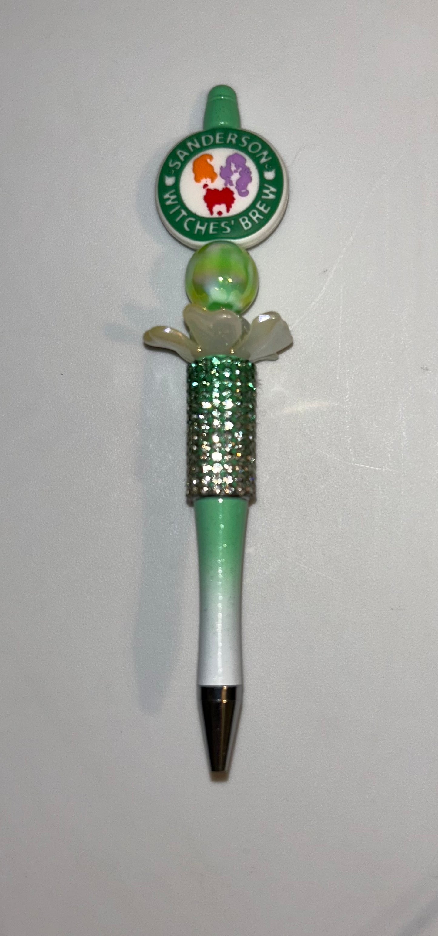Sanderson Witches' Brew Green Bling Ombre Pen