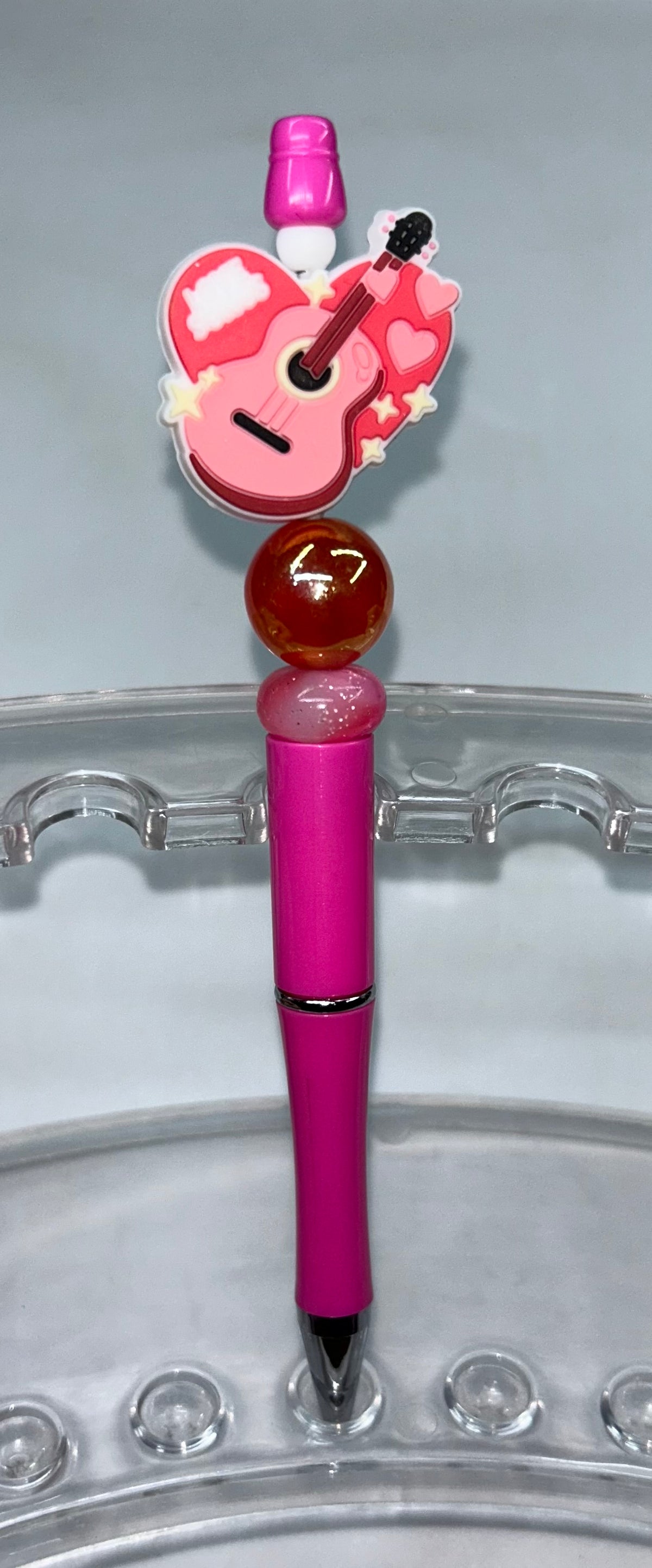 Pink Guitar Pink Pen