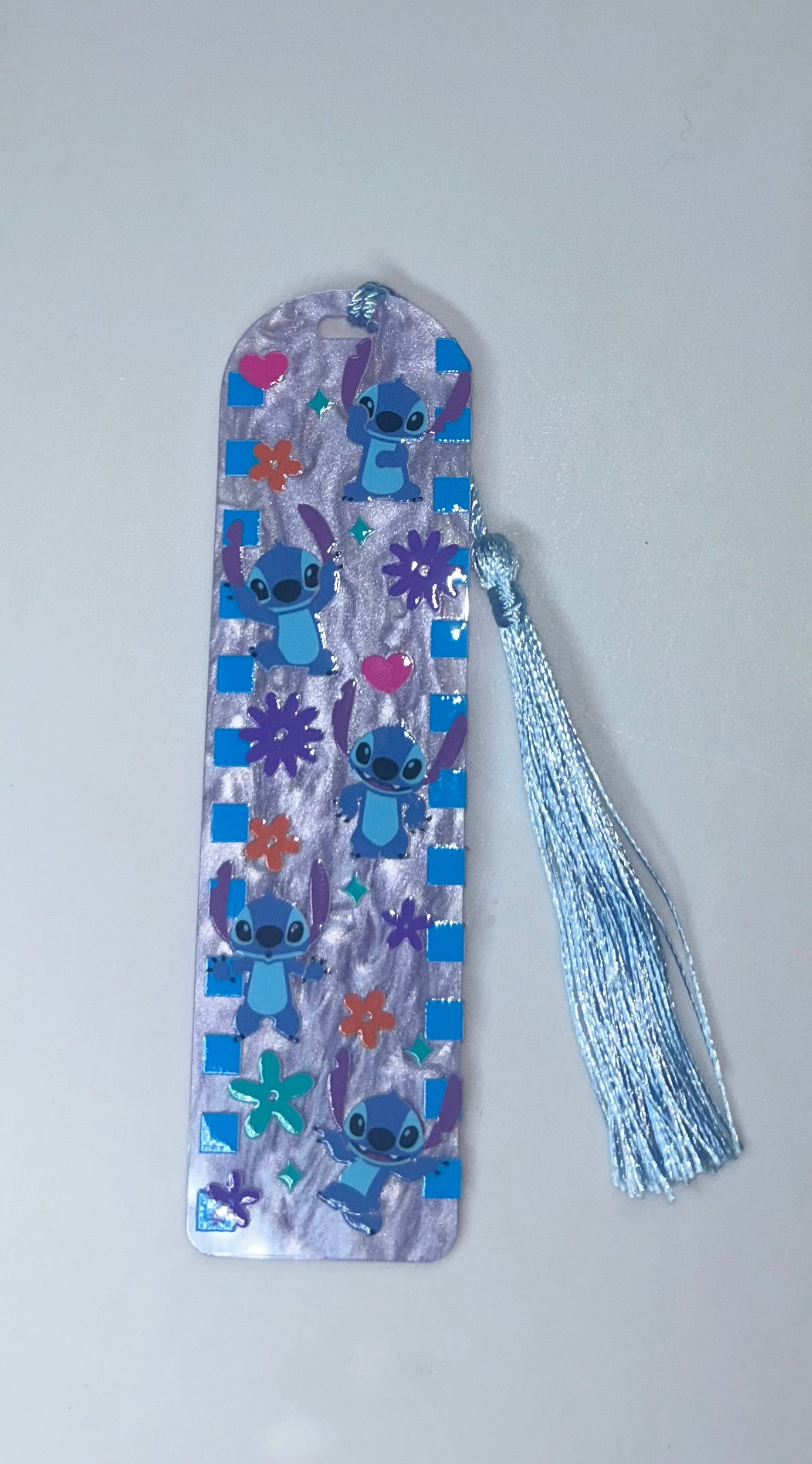 Stitch Blue Book Mark