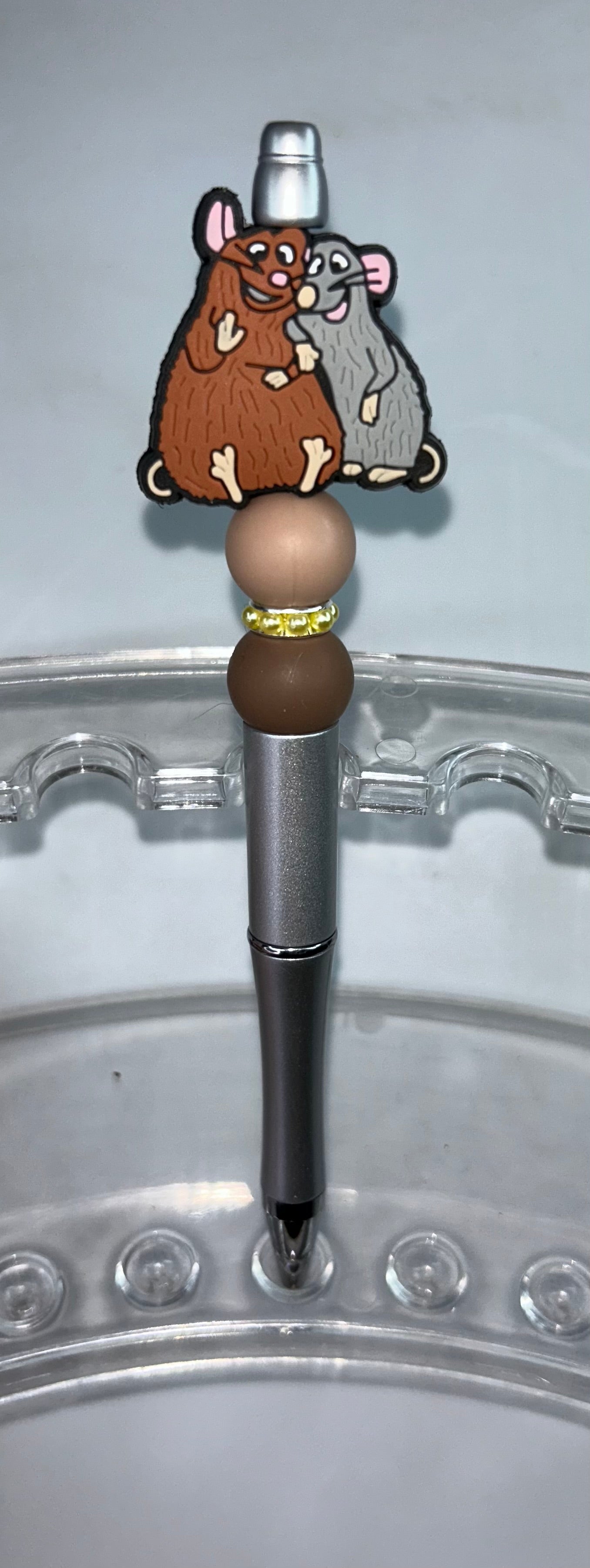 Remy & Emilie Ratatouille Silver Pen