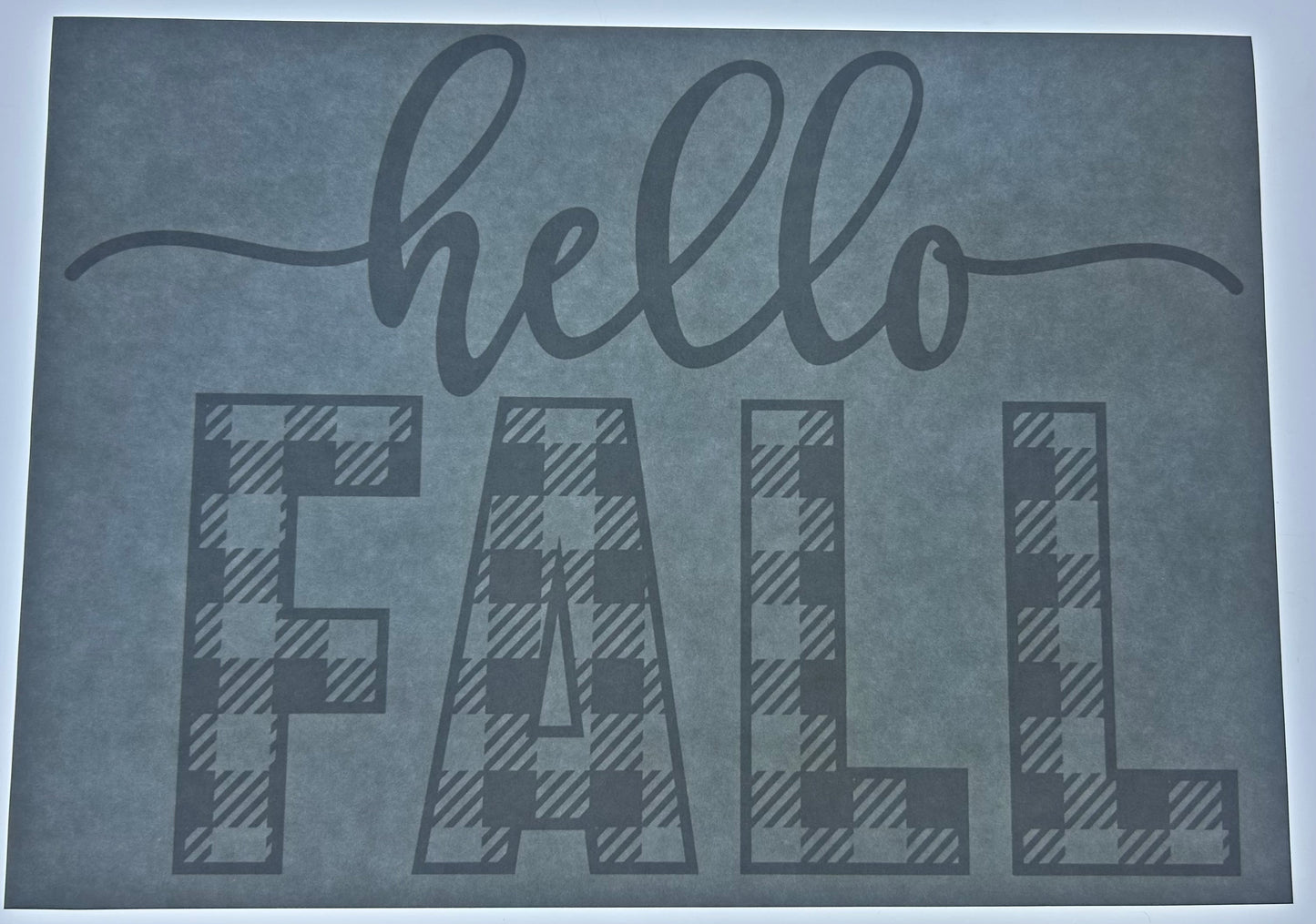 Hello Fall