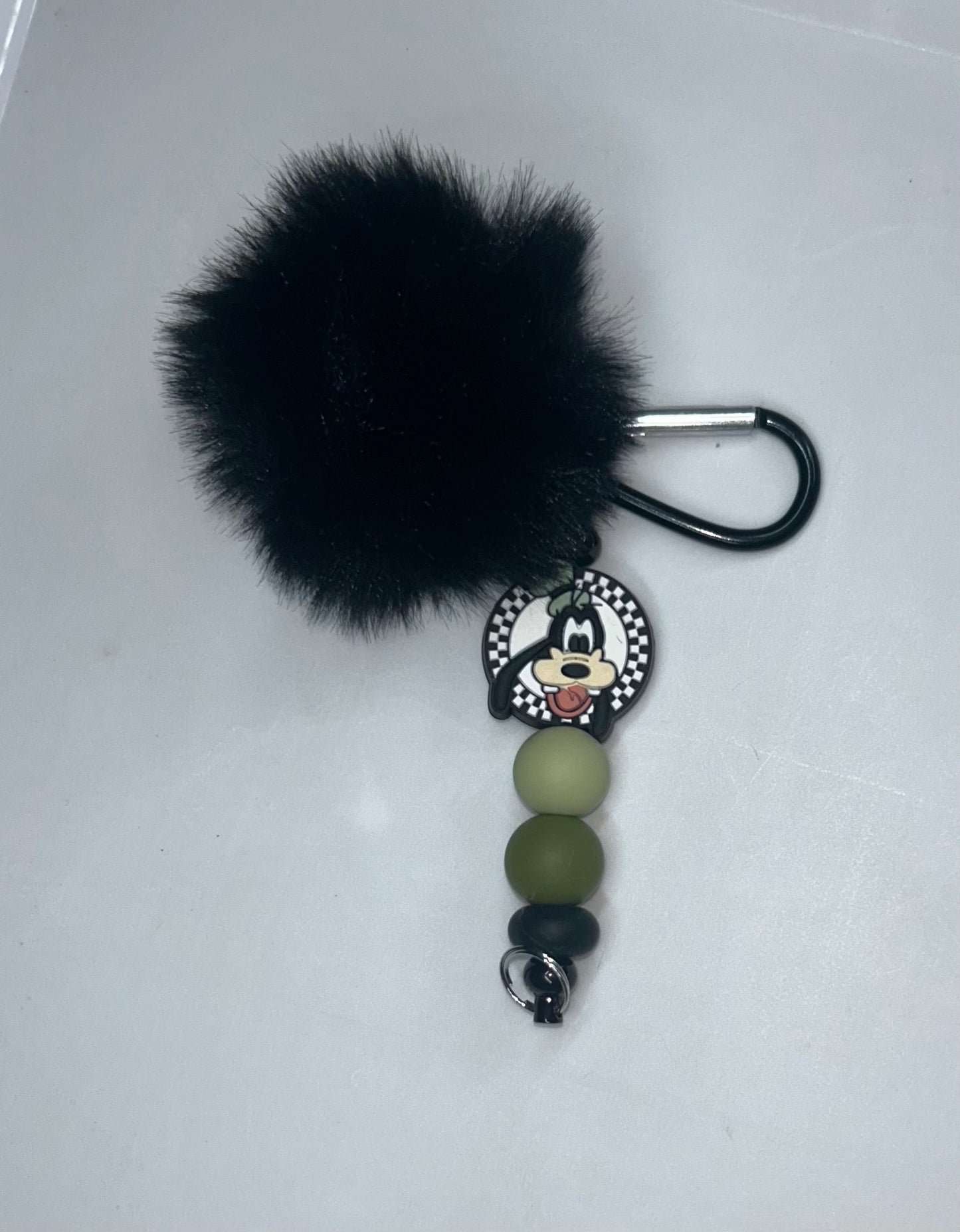 Goofy Black Key Chain
