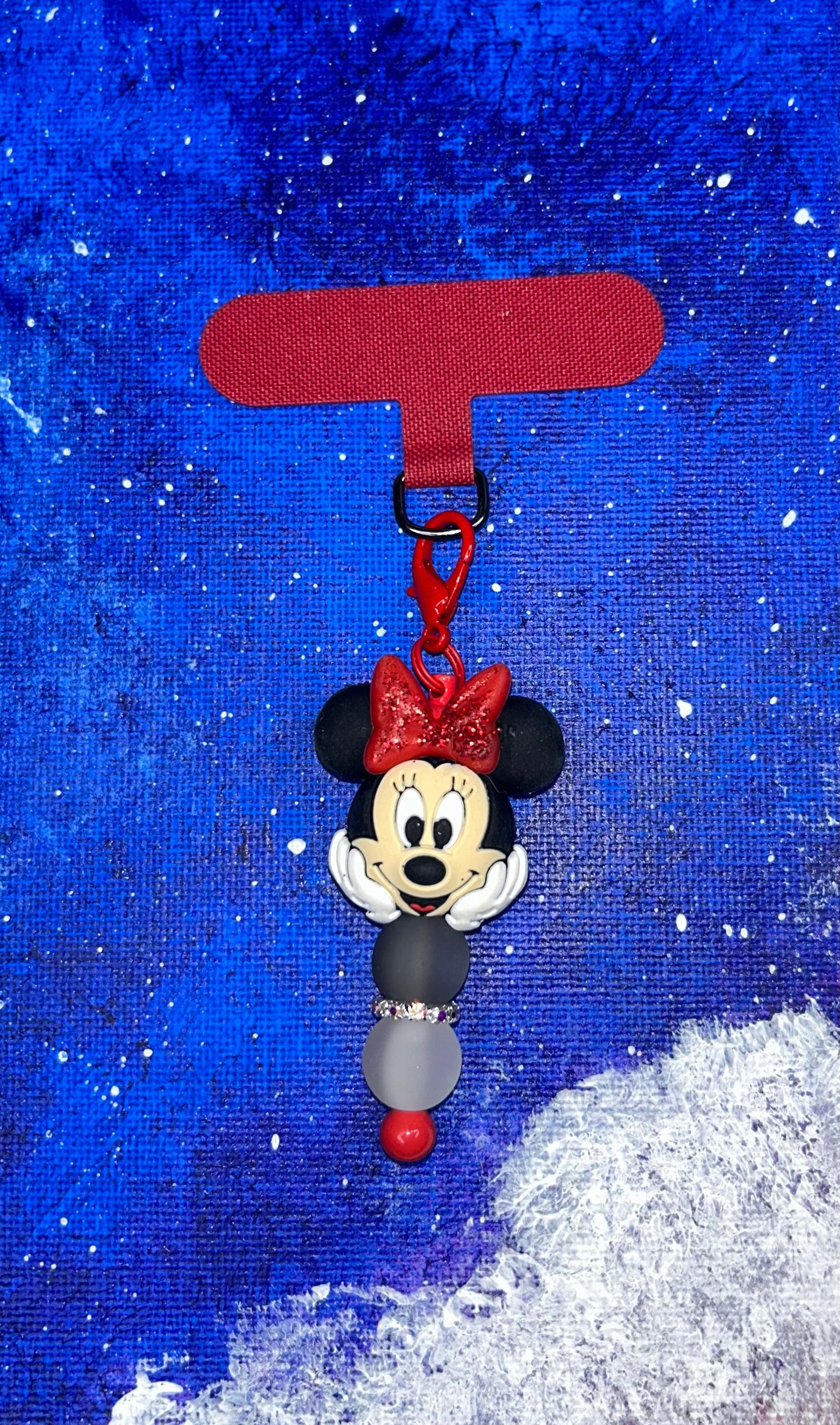 Minnie Head Phone Charm