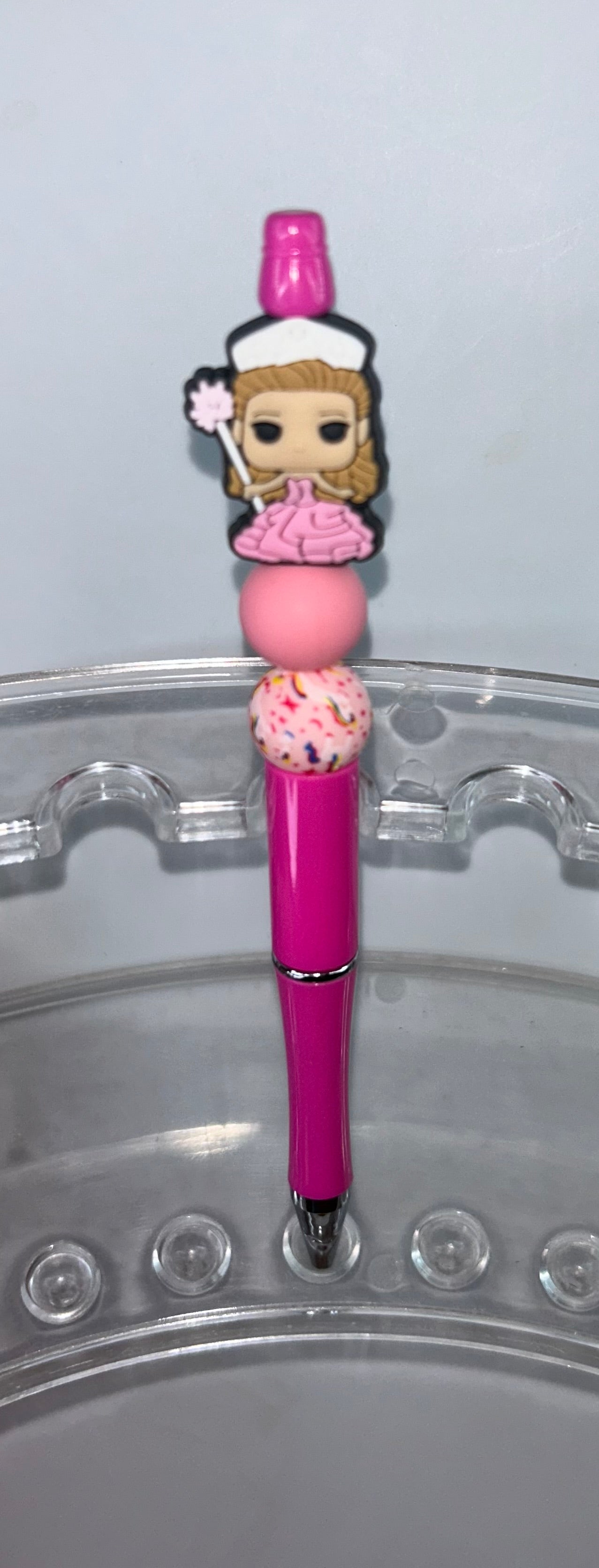 Glinda Barbie Pink pen