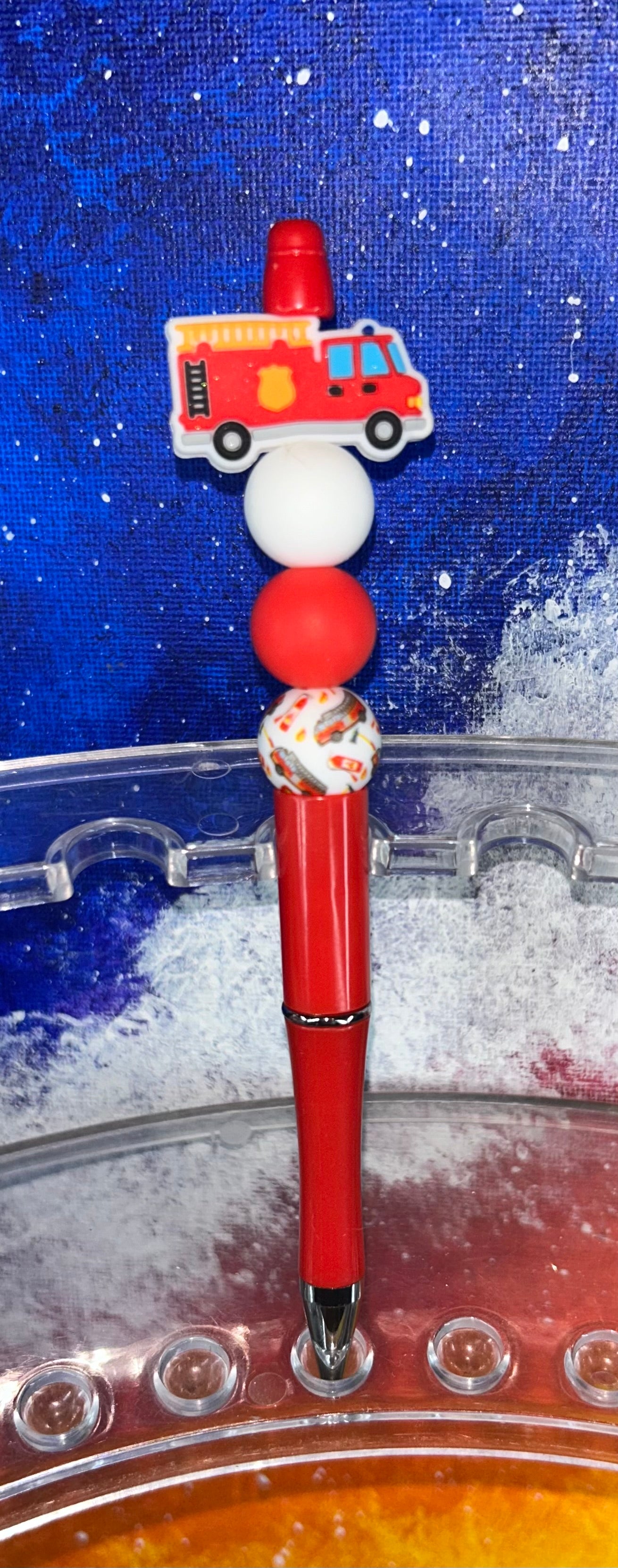 Fire Truck Red Pen