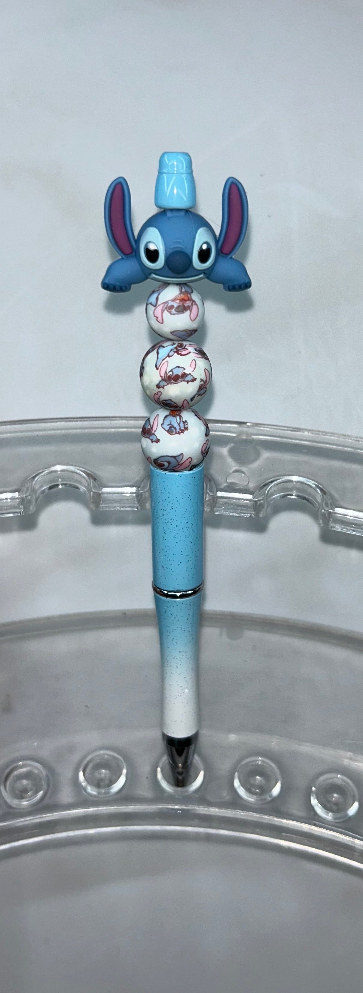 Stitch Head Blue Ombre' Pen