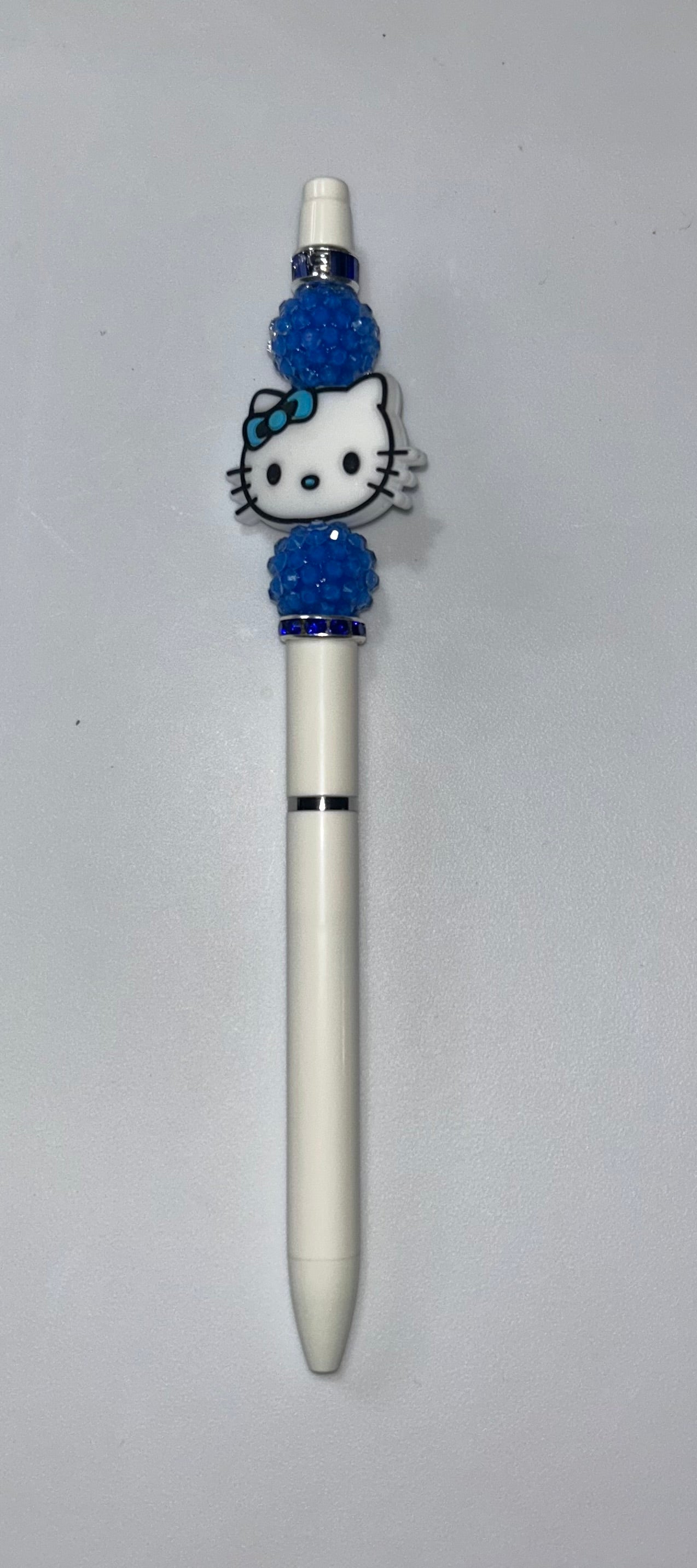 Blue Hello Kitty White Pen