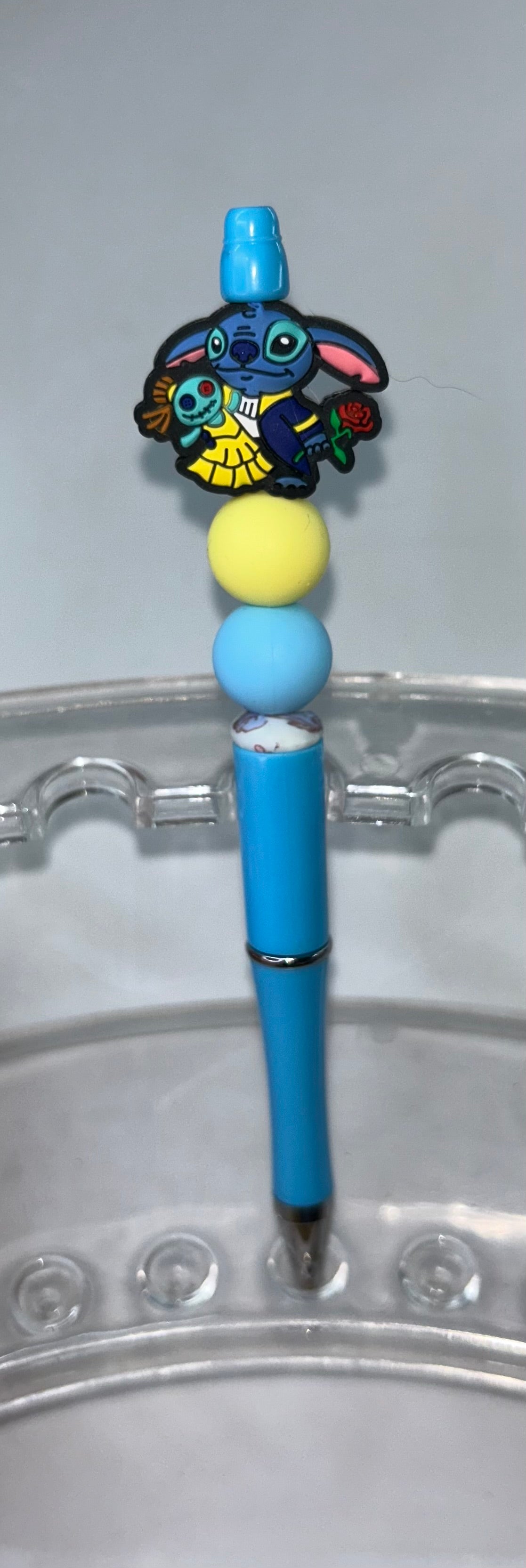 Stitch and Doll Blue Pen