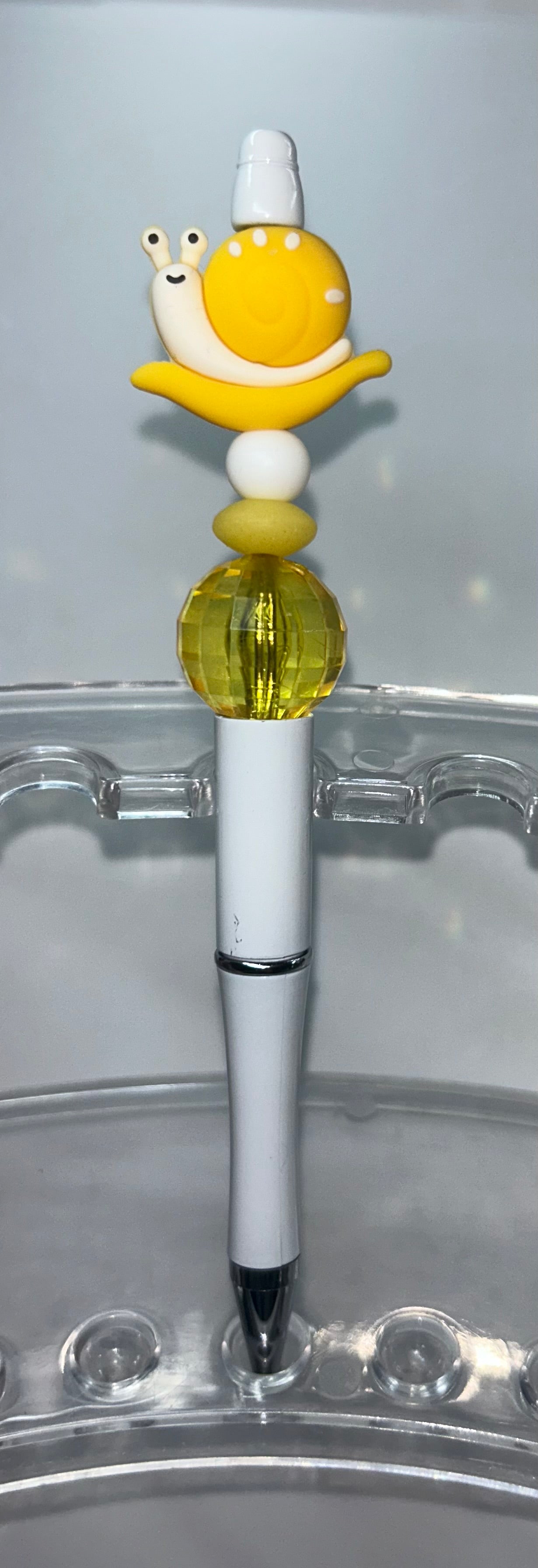 Yellow Snail White Pen