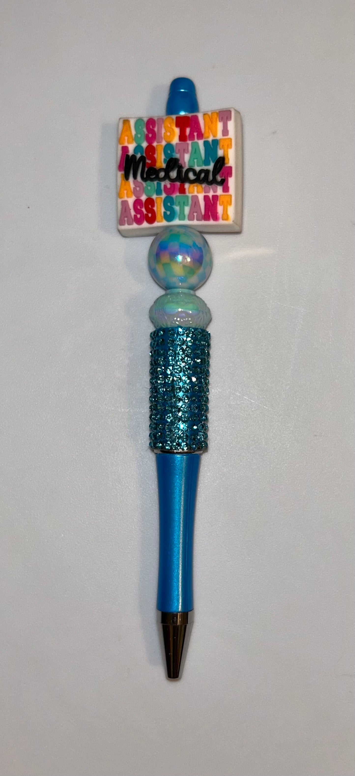 Medical Assistant Blue Bling Pen