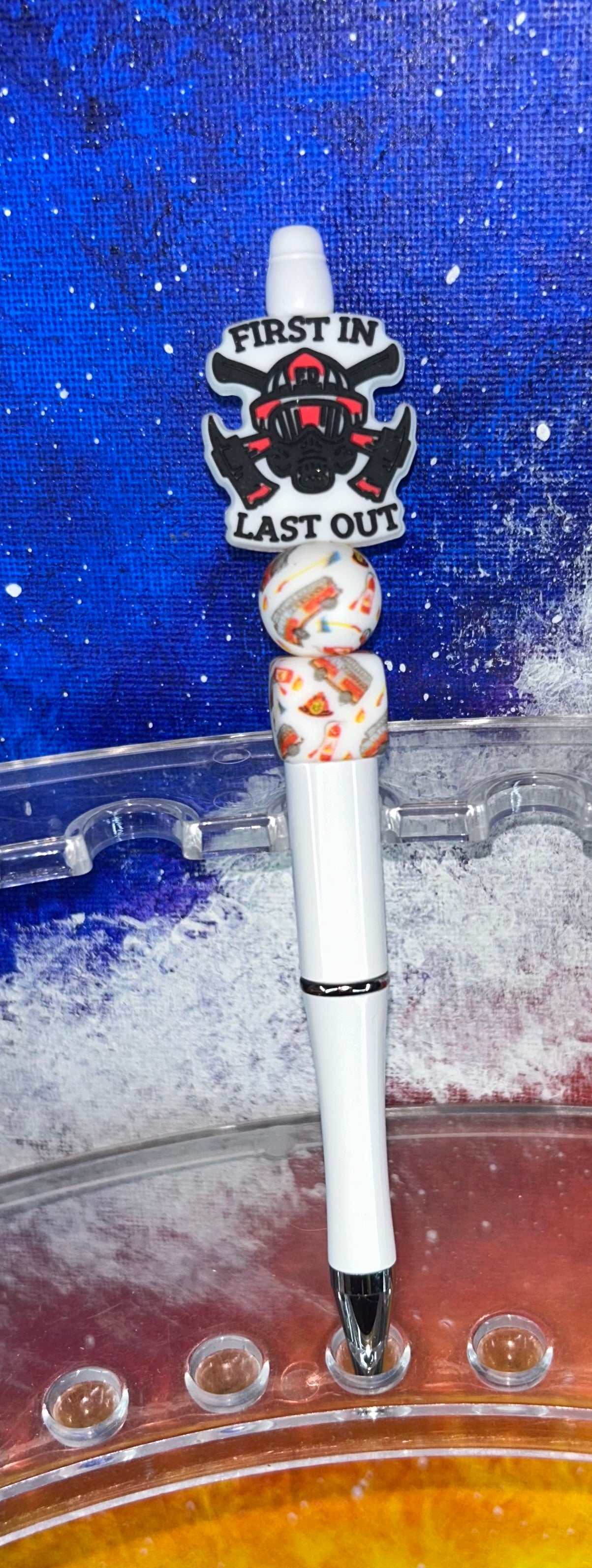 First in Last Out White Pen