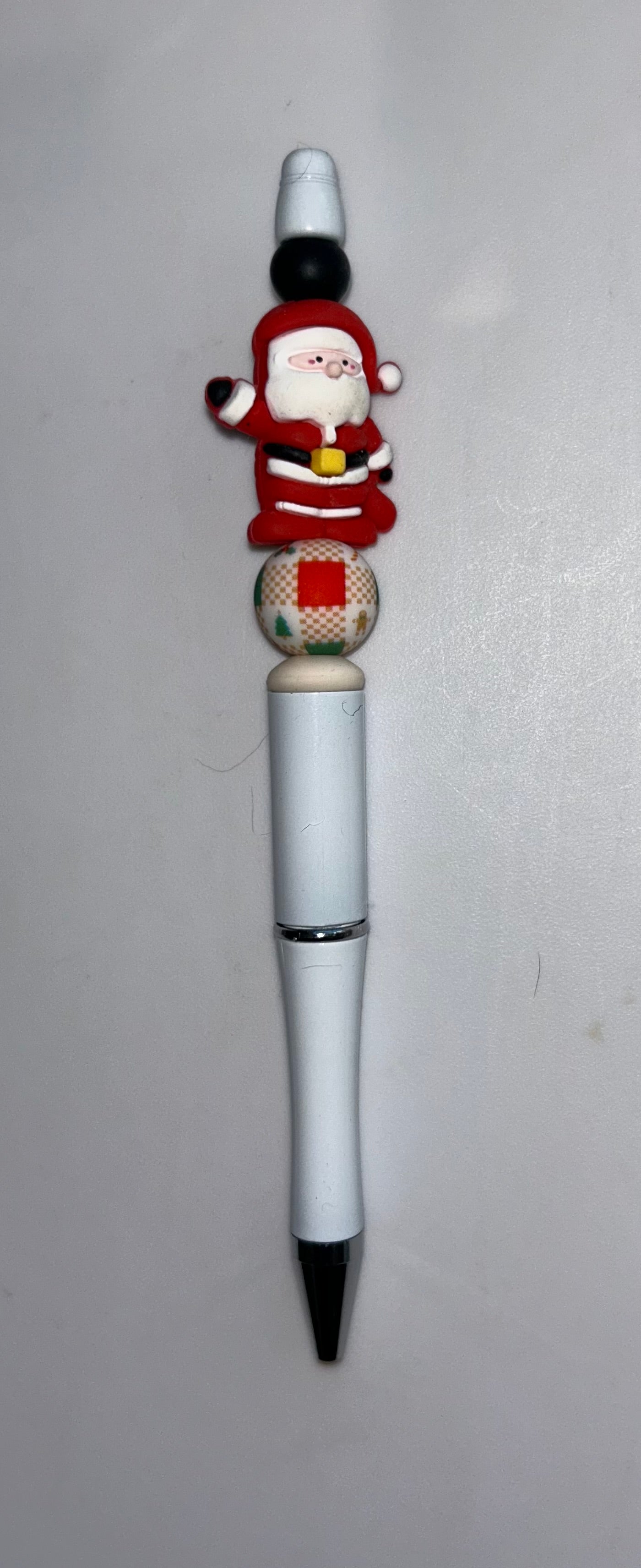 Santa Waving White Pen