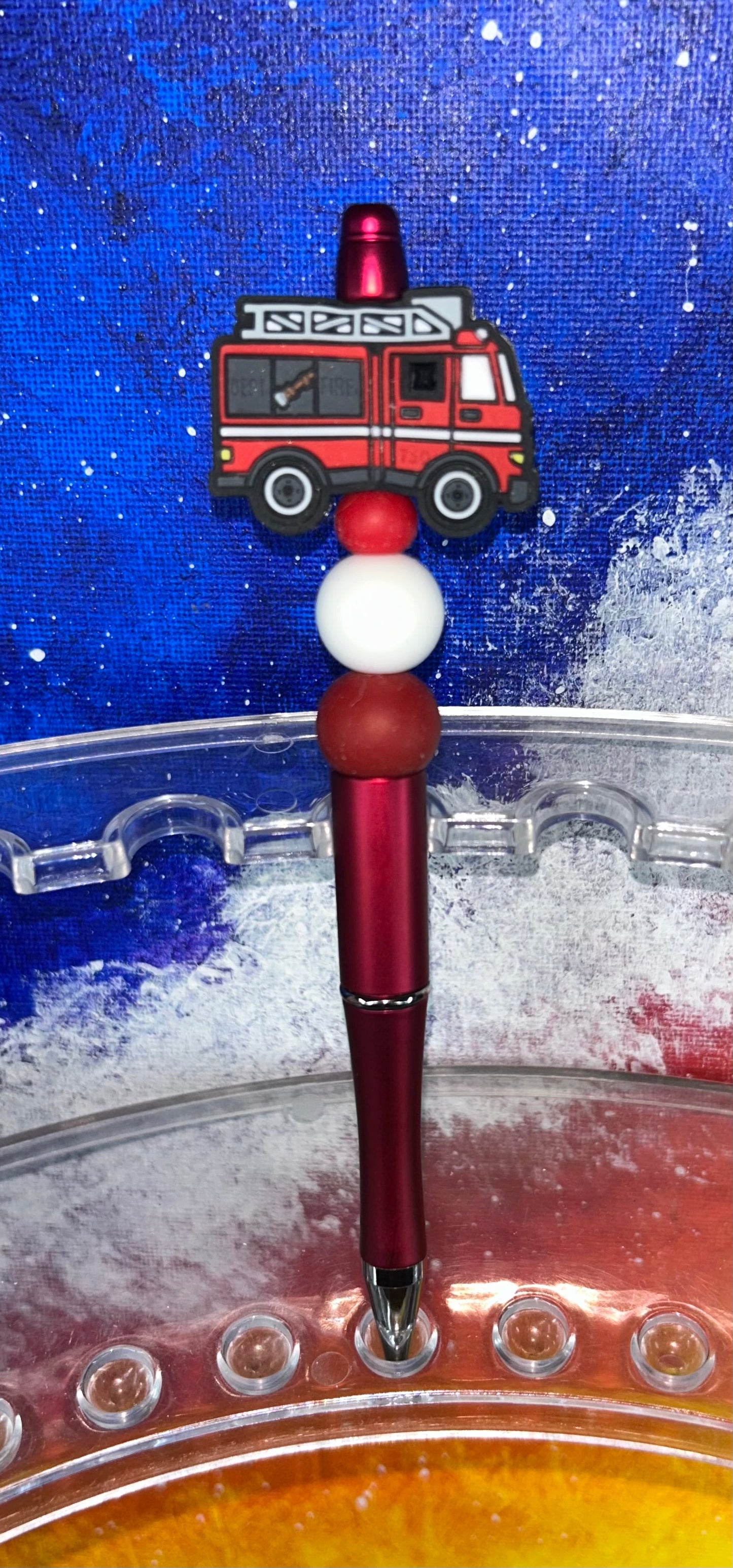 Fire Truck Red Pen