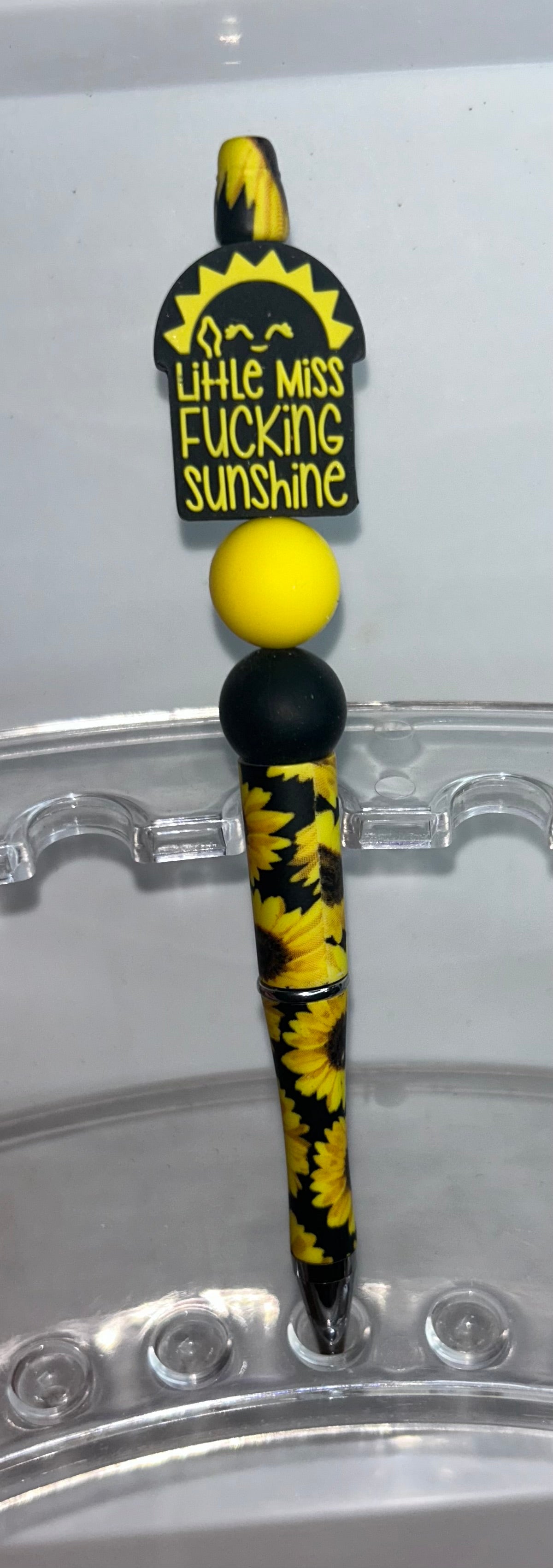 Little Miss Fucking Sunshine Sunflower Pen