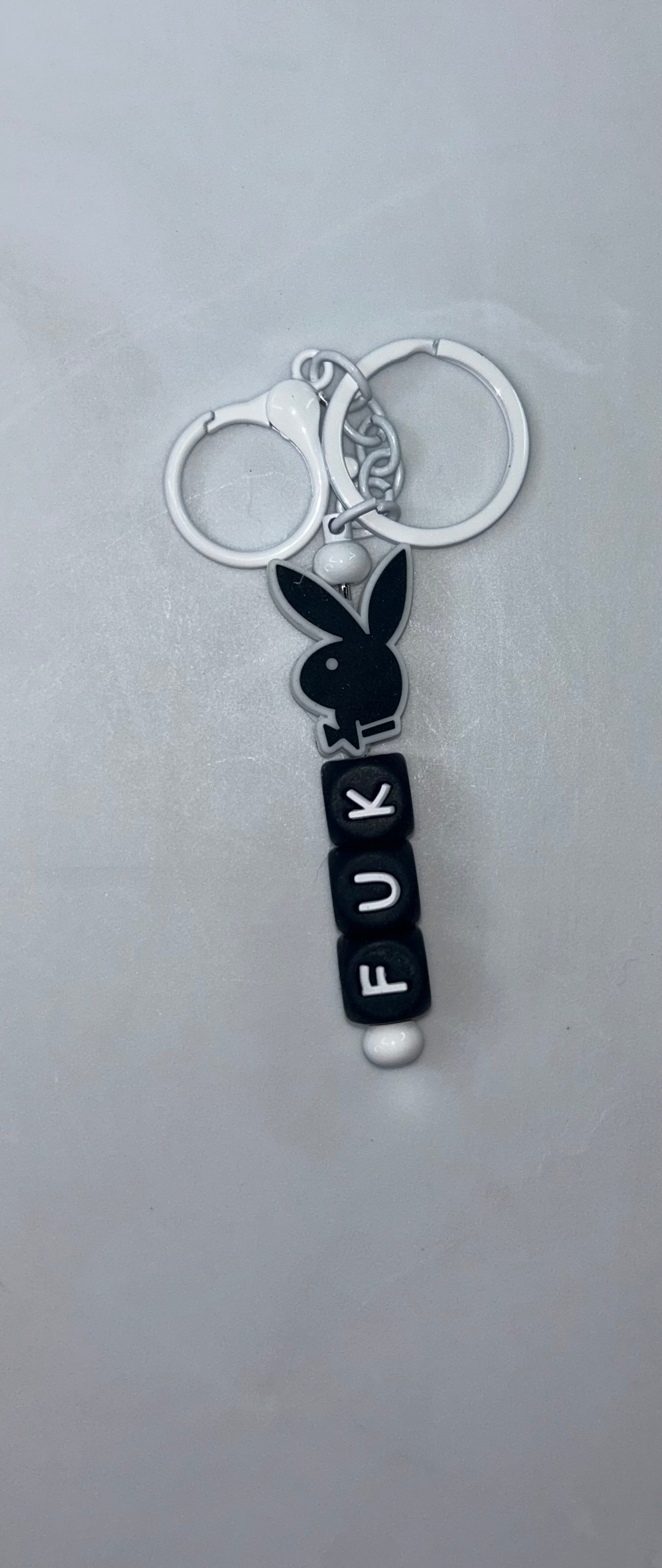 Playboy Bunny Fuk Key Chain