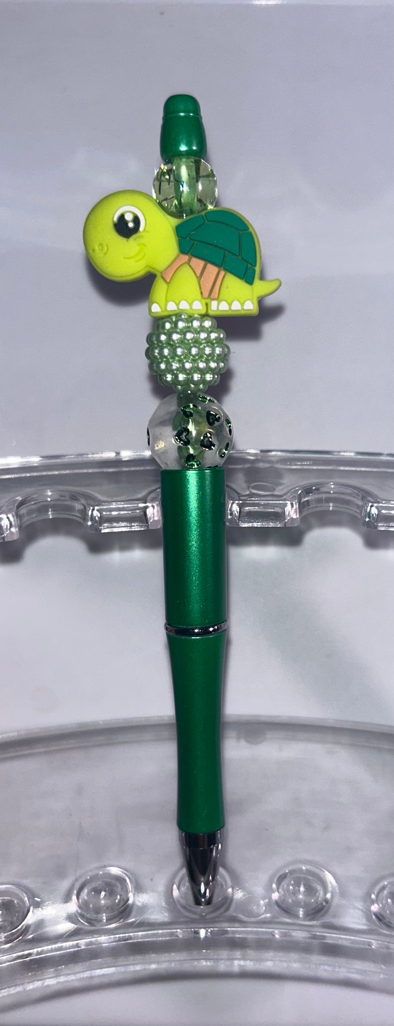 Big Green Turtle Green Pen