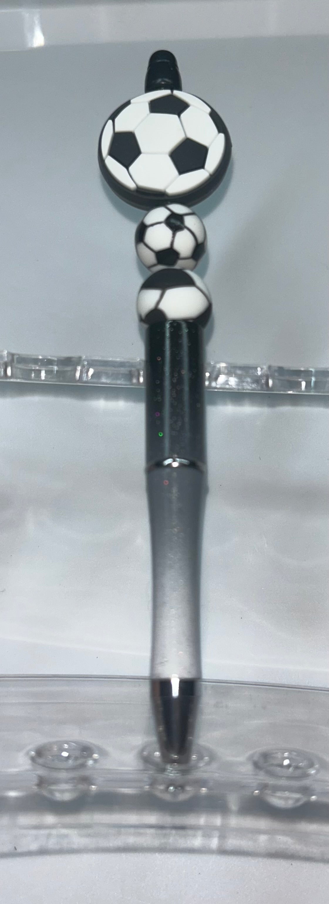 Soccer Ball Black Ombre' Pen