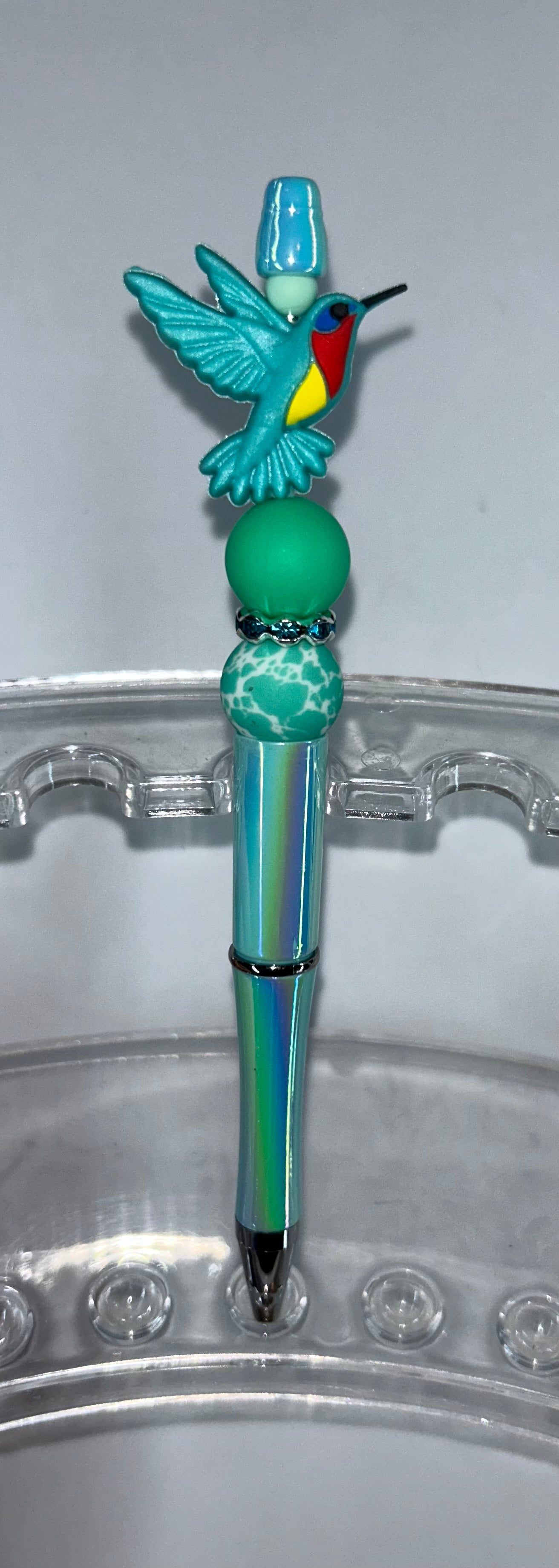 Teal Hummingbird Teal Pen