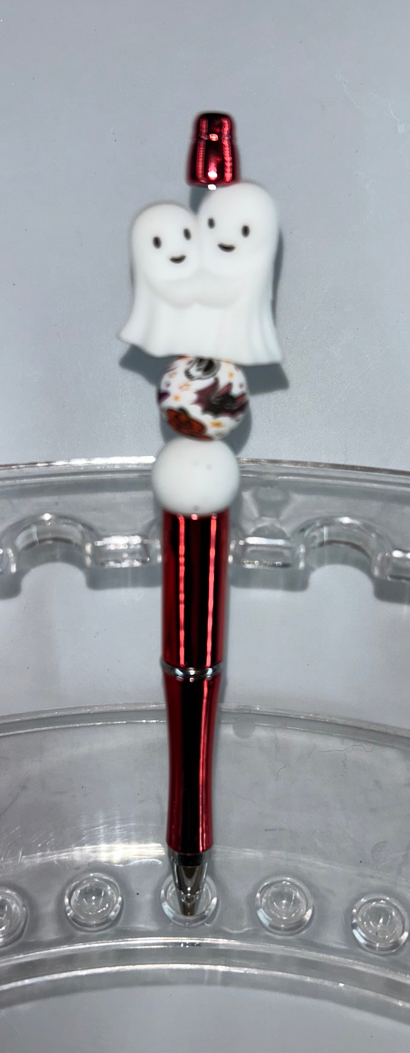 Double Ghost Shiny Red Pen