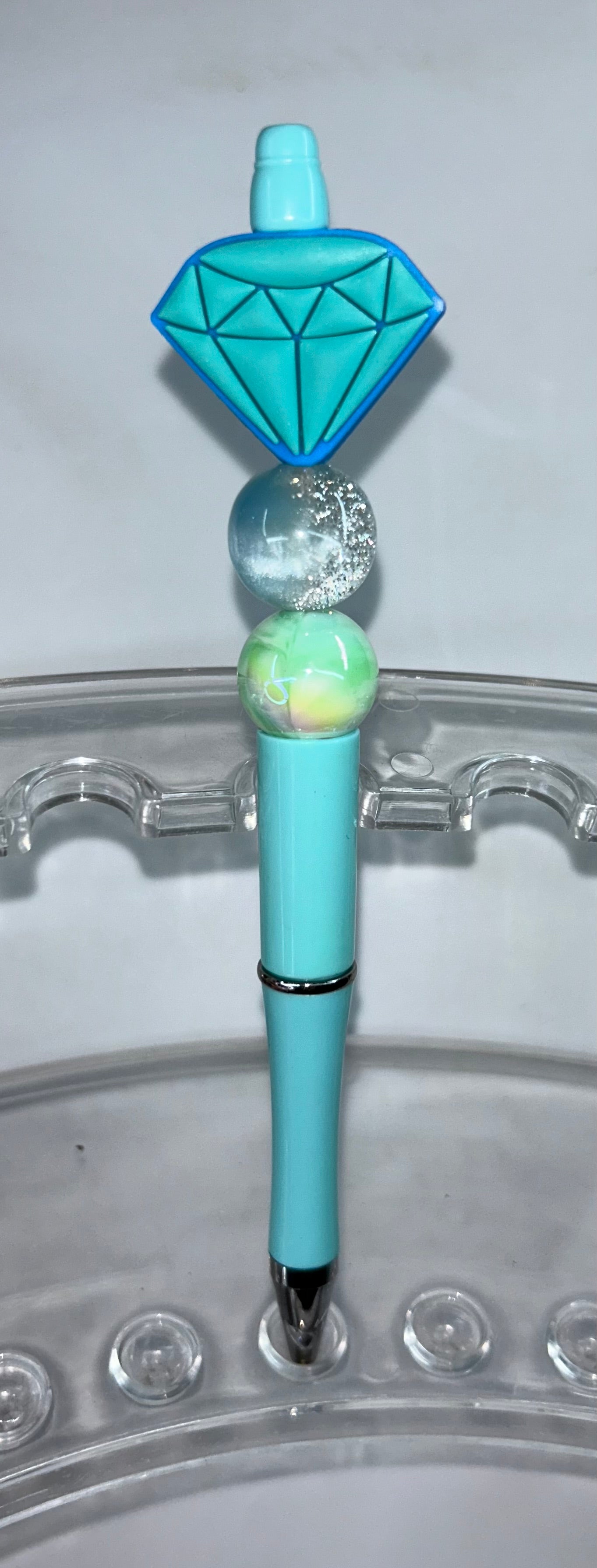 Teal Diamond Teal Pen