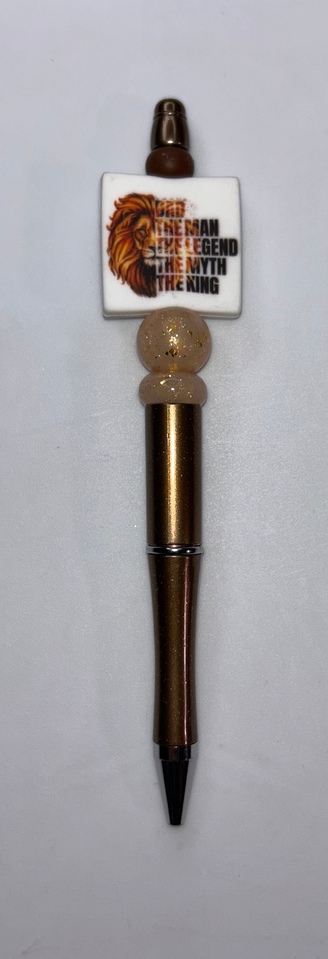 Dad The Man Gold Pen