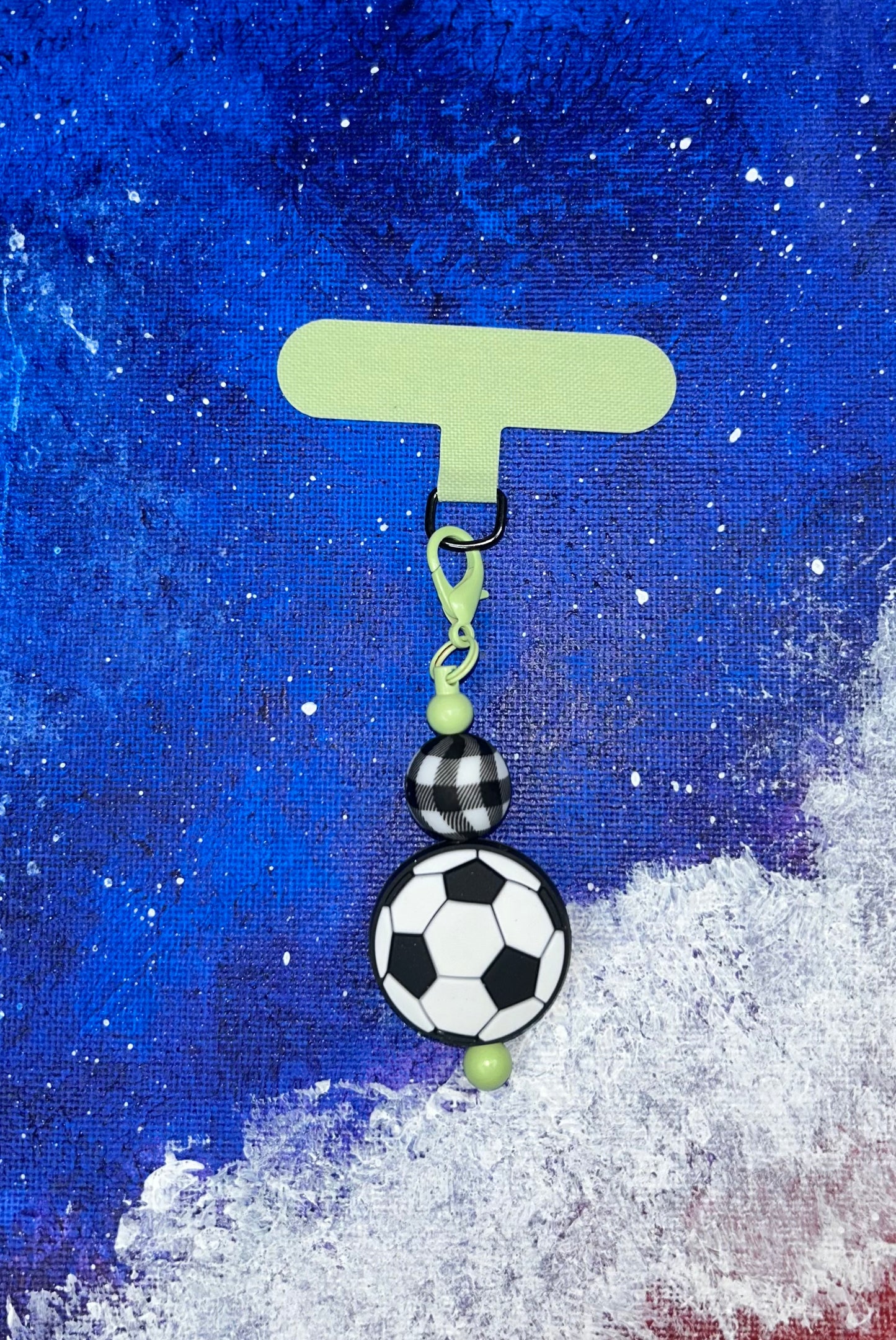 Soccer Ball Phone Charm