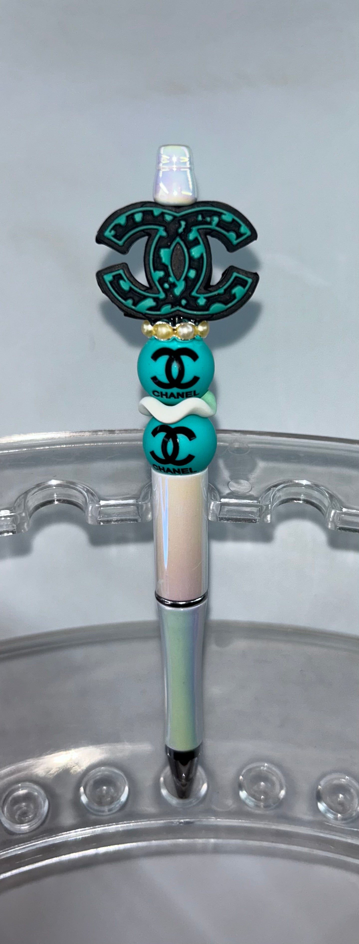 Chanel Pearl Green Pen
