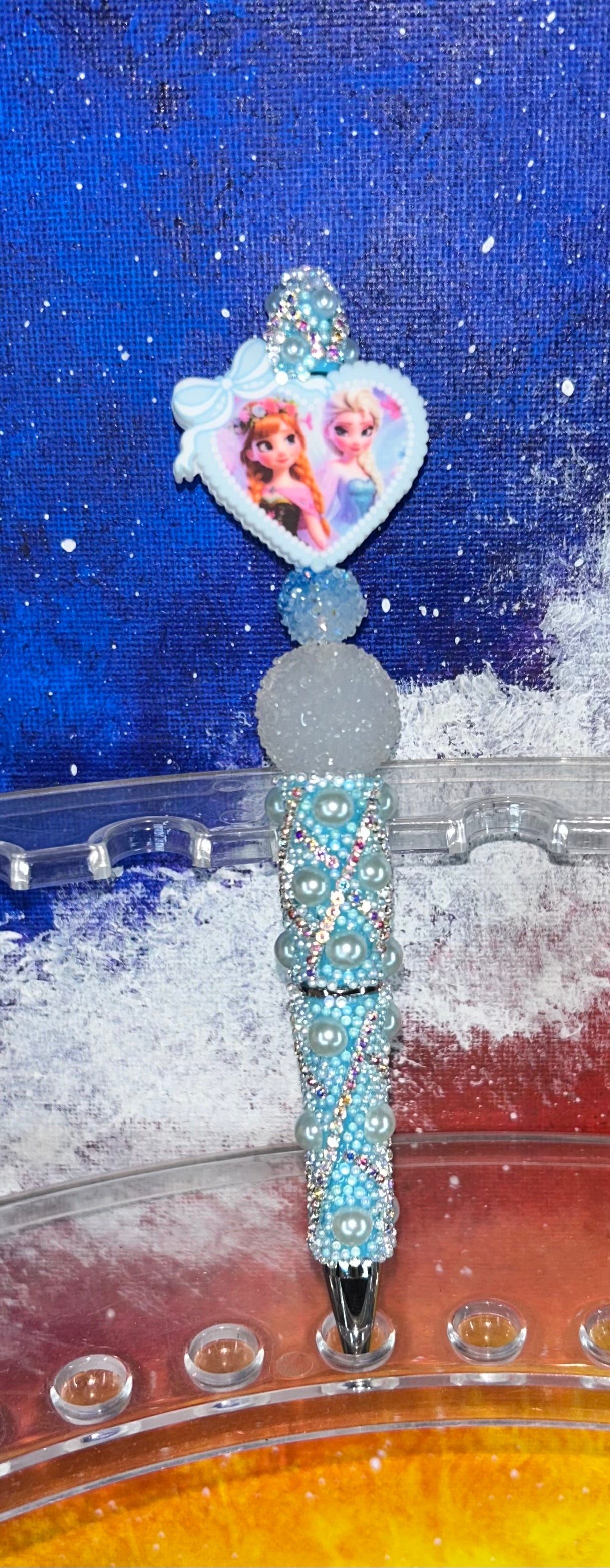 Elsa Pearl Blue Specialty Pen