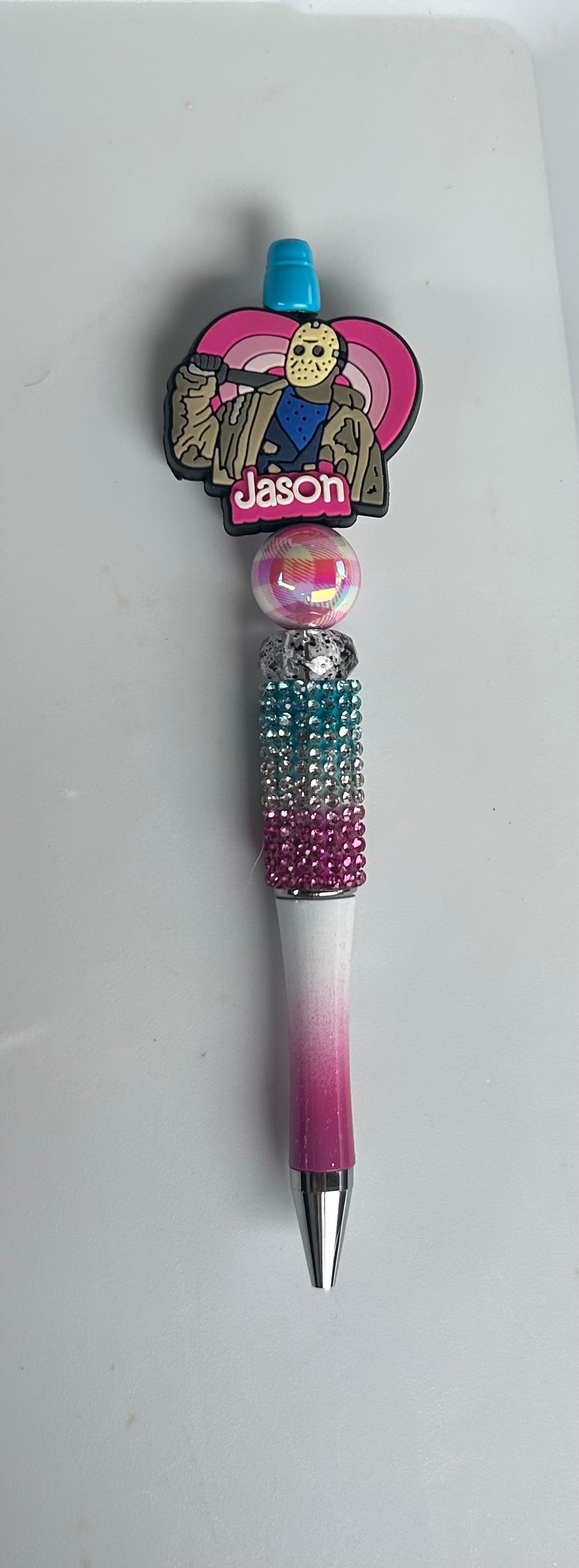 Jason Heart Blue/Pink Ombre Pen