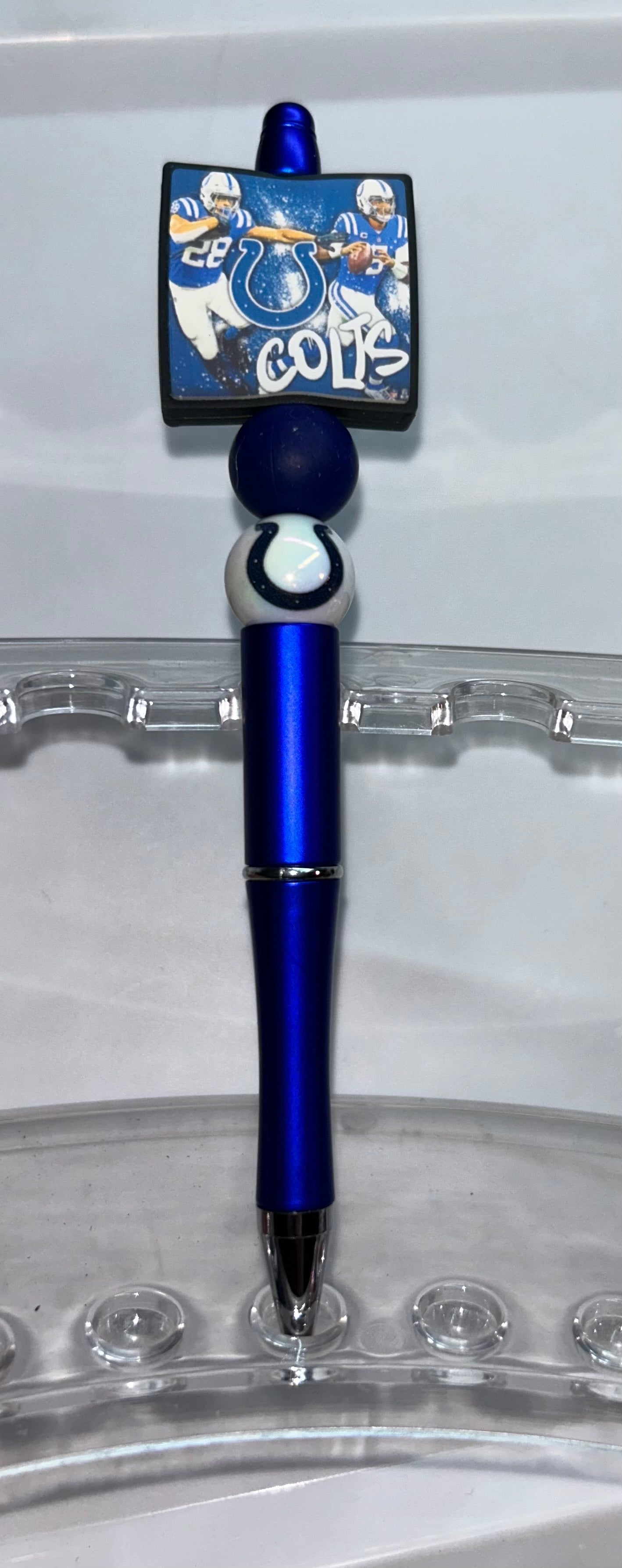 Colts Square Blue Pen