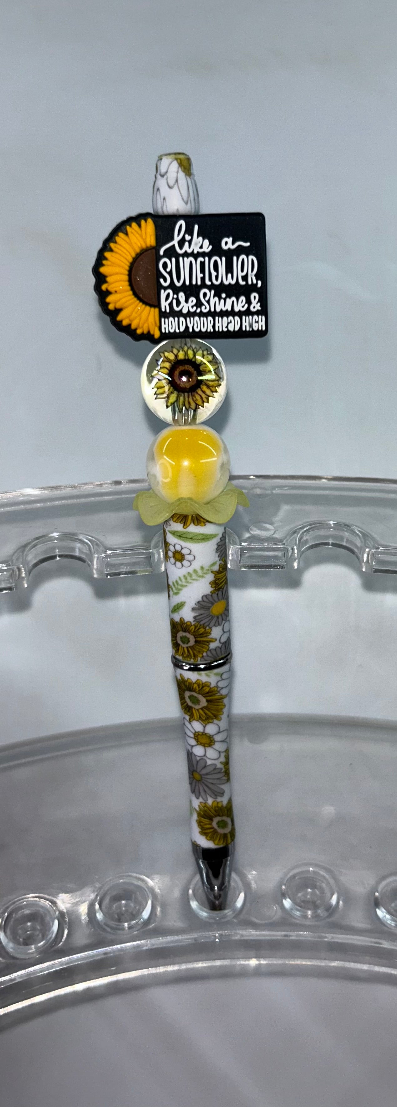 Like A Sunflower Rise, Shine & Hold Your Head High Sunflower Pen