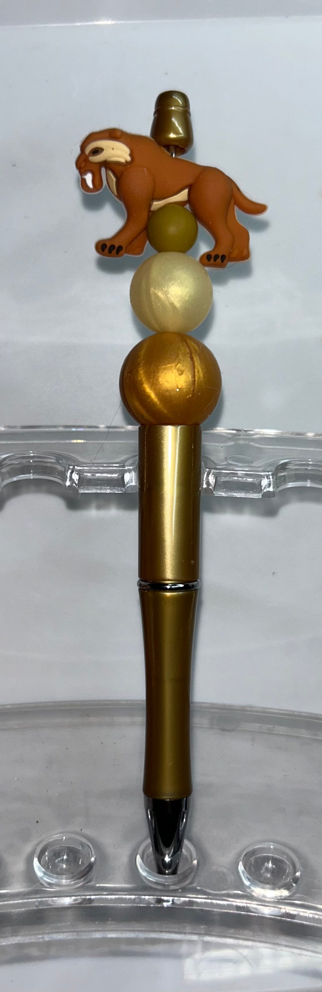Sabber Tooth Tiger Gold Pen