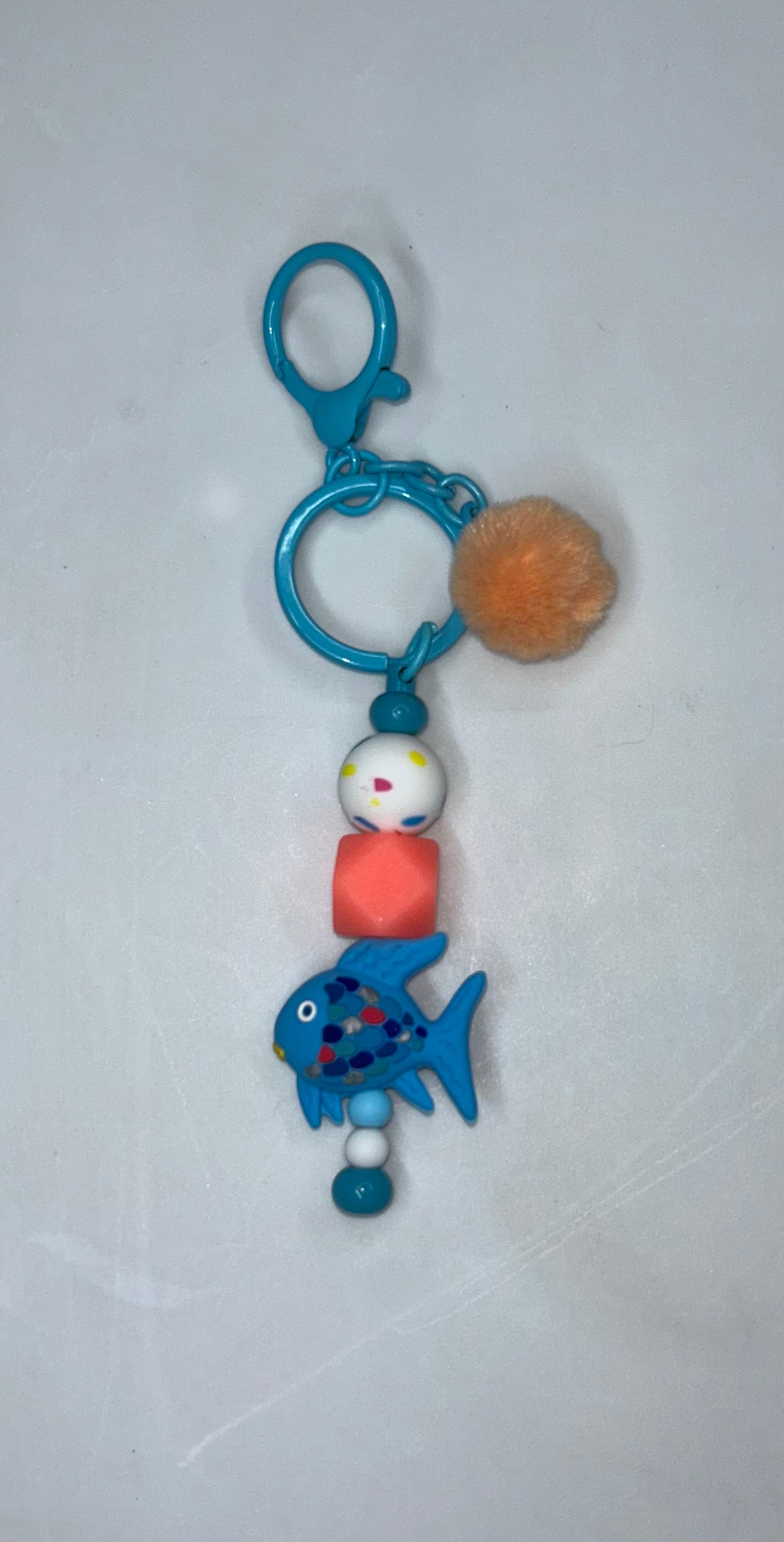 Blue Fish Key Chain
