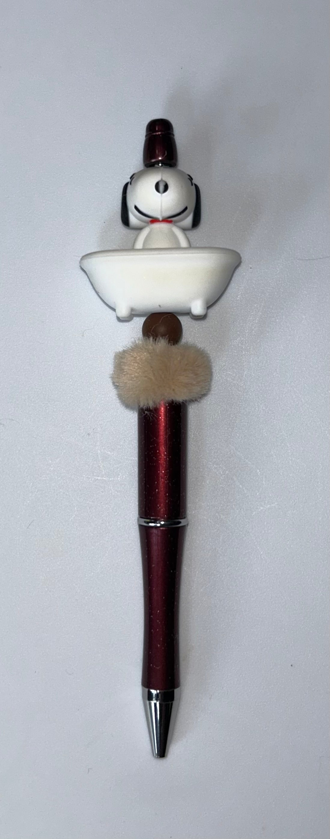 Snoopy Tub Dark Red Pen