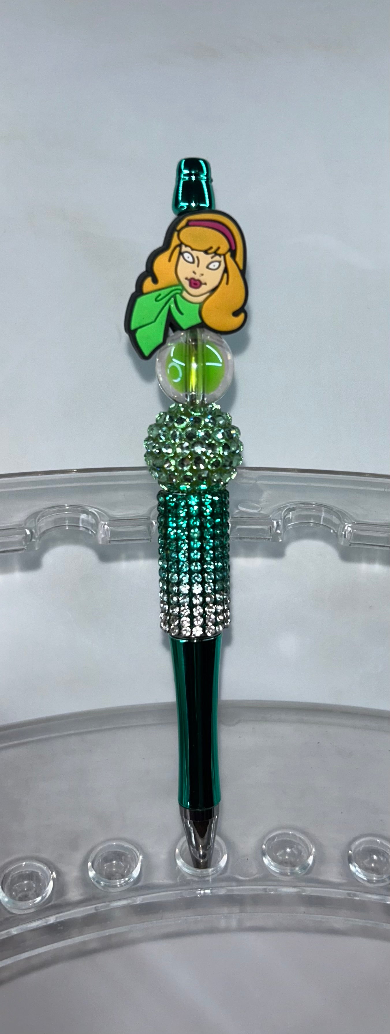 Daphne Bling Green Pen