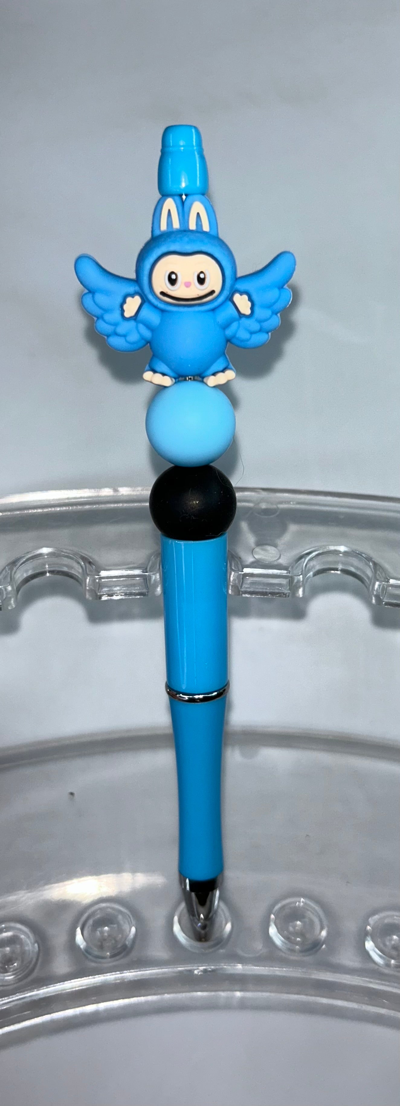 Blue Labubu Bat Blue Pen