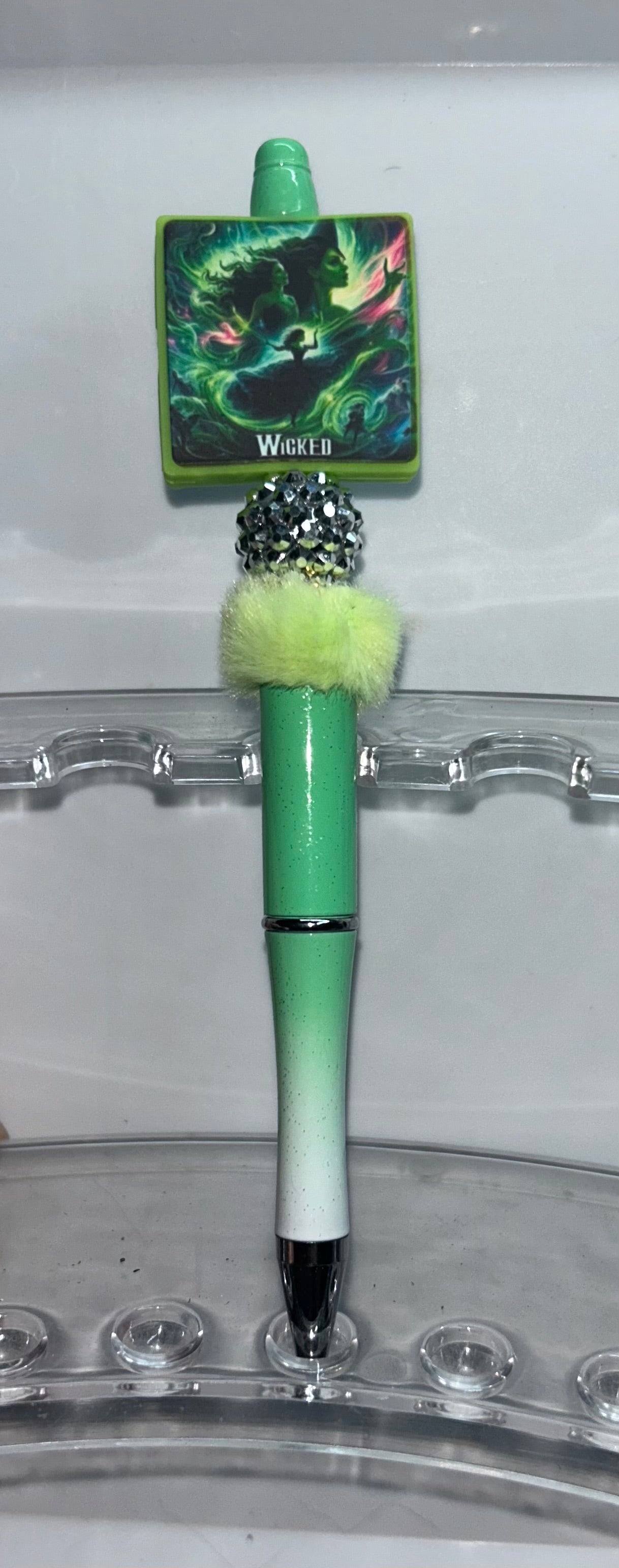 Wicked Square Green Ombre' Pen